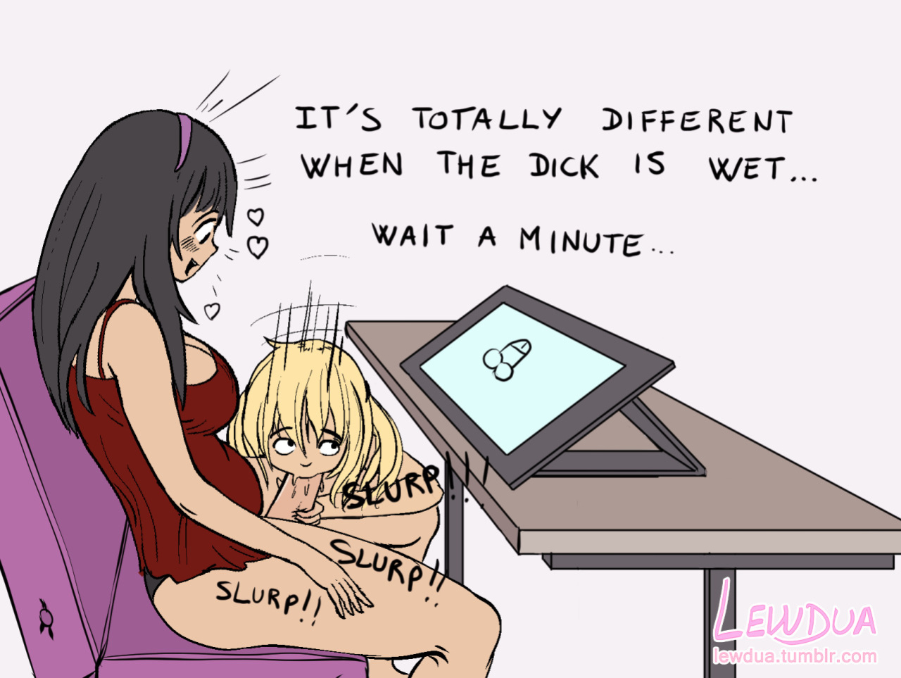 [Lewdua] Drawing the Perfect Dick