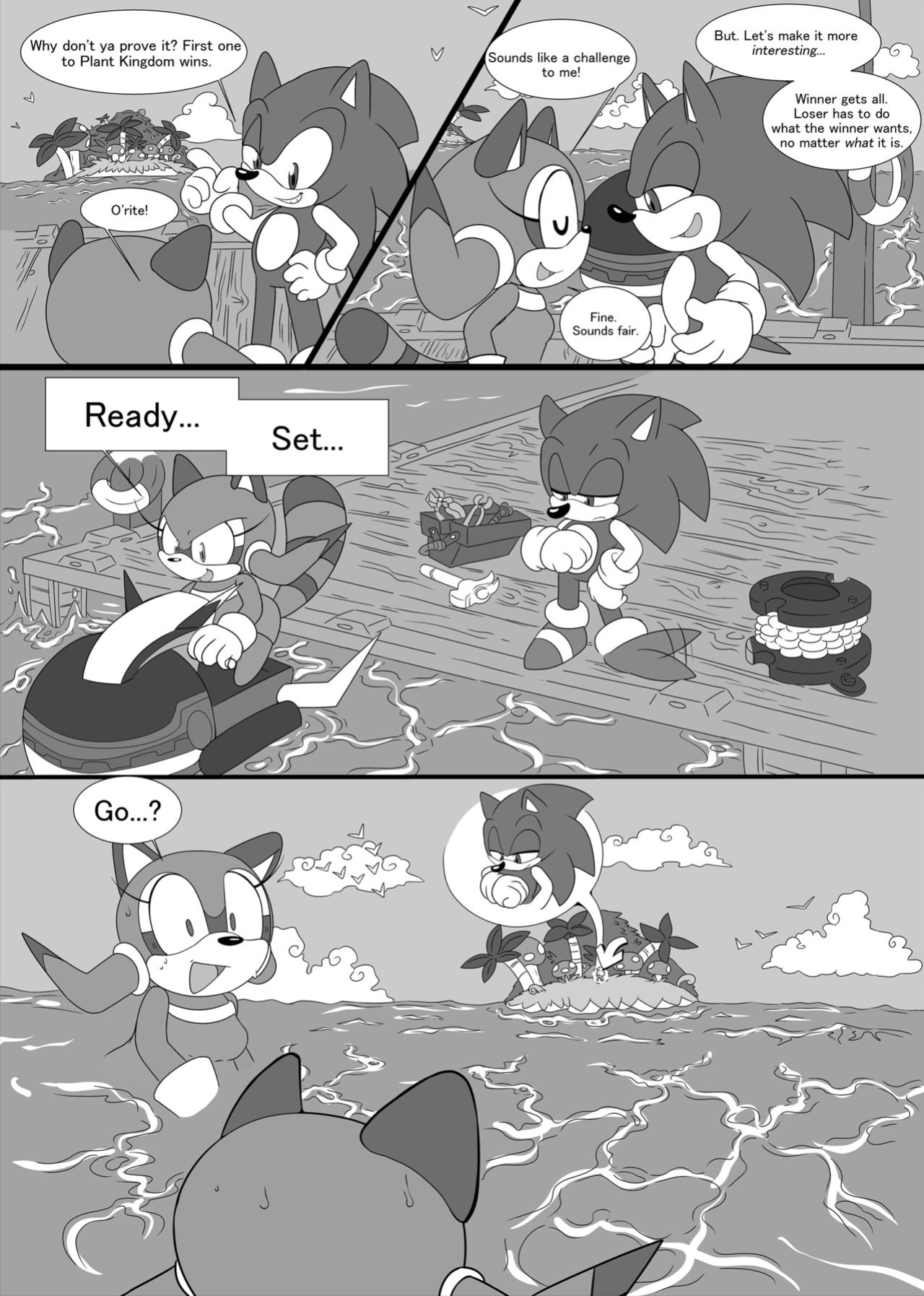 [Escopeto] Sonic & Marine New Venture! (Sonic the Hedgehog)
