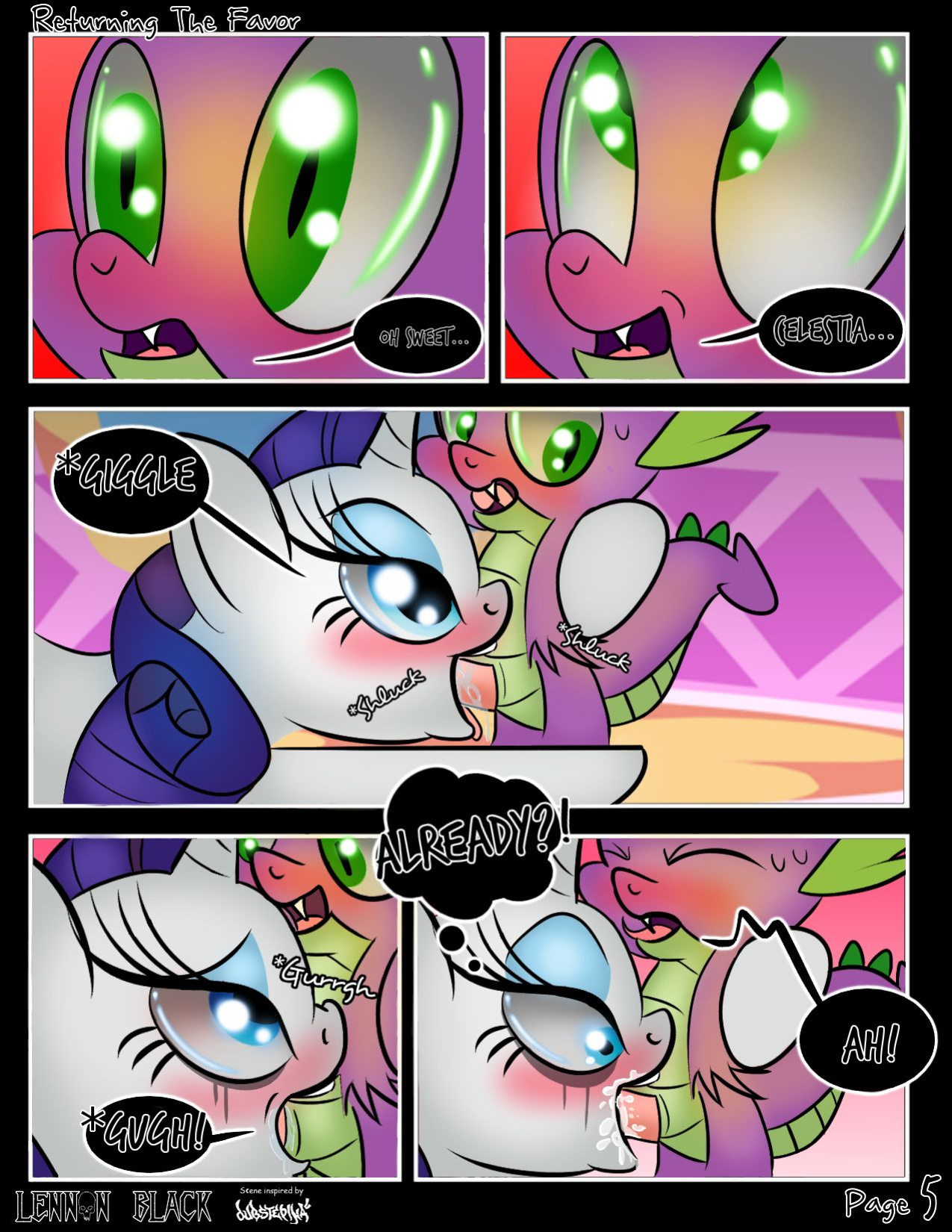 [Lennon Black] Returning The Favor (My Little Pony: Friendship is Magic)