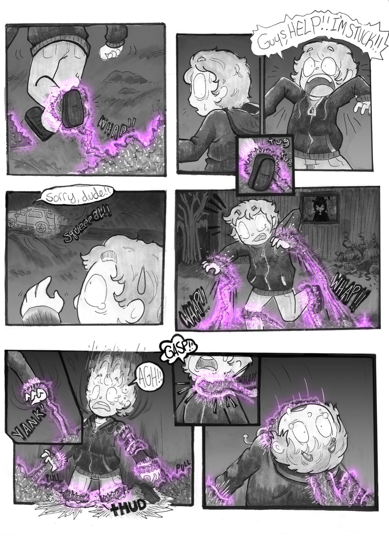 Trick or Treat by artist: ellen black (in progress)