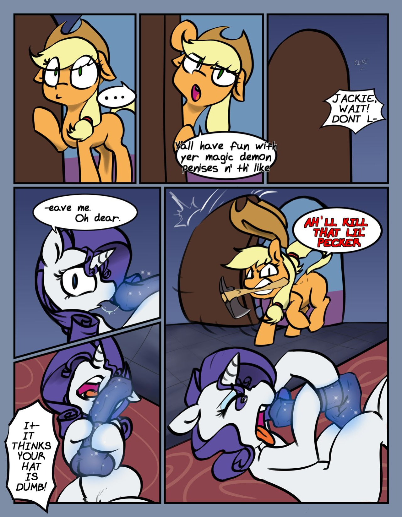 [TheBirdiebin] A Fashionista’s Phallic Fantasy (My Little Pony: Friendship is Magic)