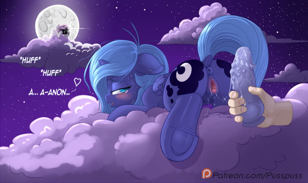 [Pusspuss] Luna and Anon (My Little Pony Friendship Is Magic)