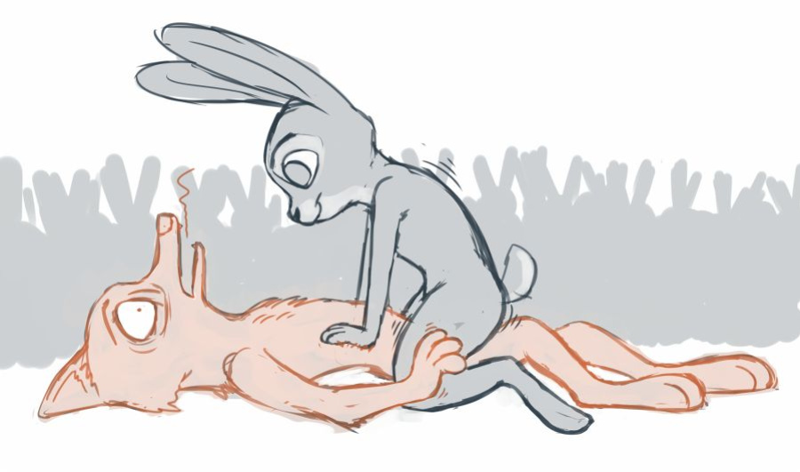 Nick gets more than he bargained for when he visits the burrows (Zootopia)
