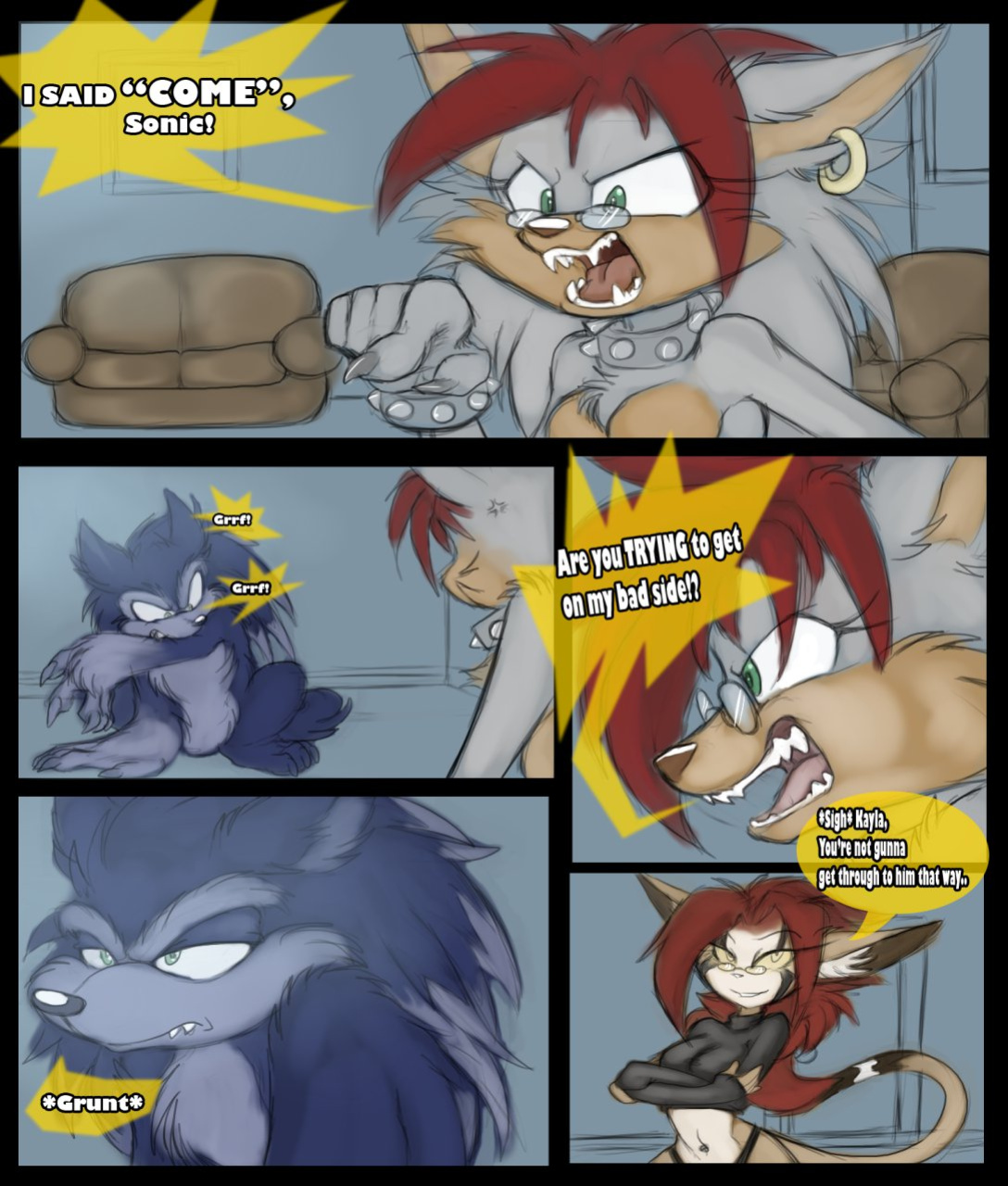 [Kayla-Na] Obedience Training (Sonic the Hedgehog) [Incomplete]