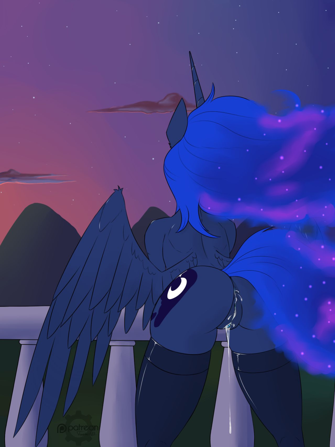 [Twotail] Night with Luna (My Little Pony: Friendship is Magic)