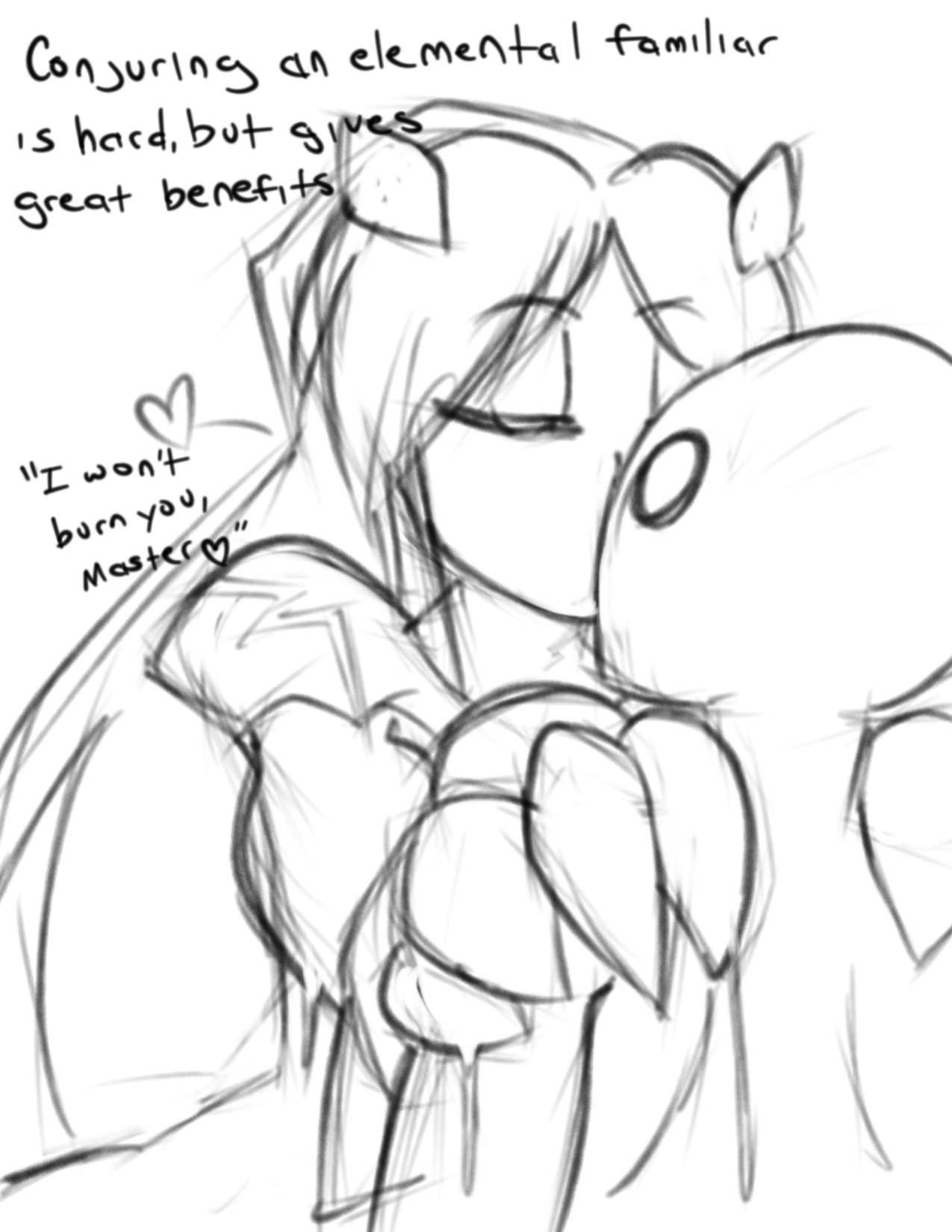 [Inuyuru] Lava Golem and anon
