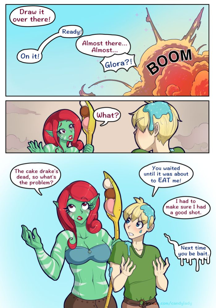 [candylady] Glora vs. The Jizzard