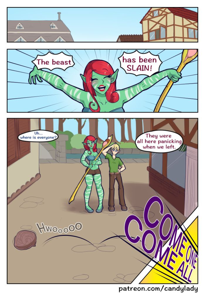 [candylady] Glora vs. The Jizzard