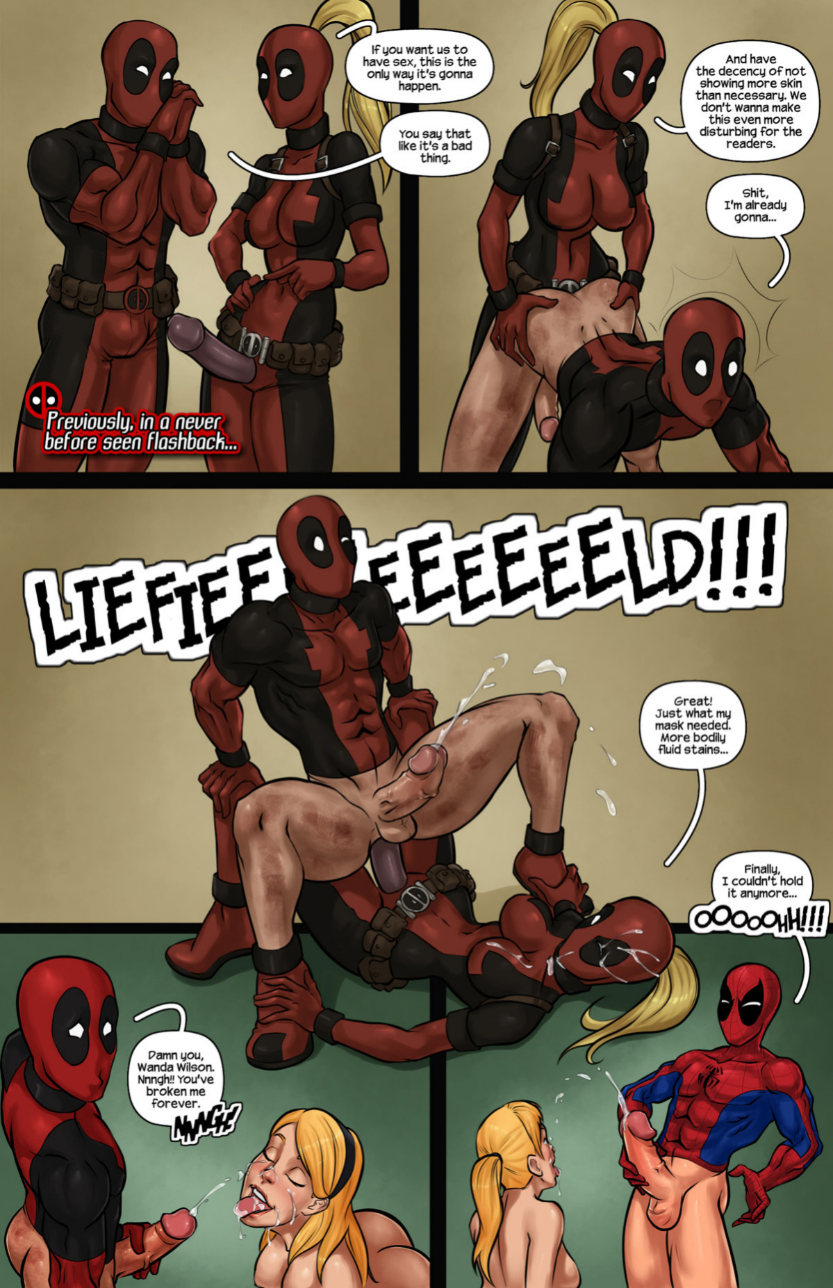(TracyScops) - Gwen Stacies are the sole property of Deadpool(Sketch Lanza)
