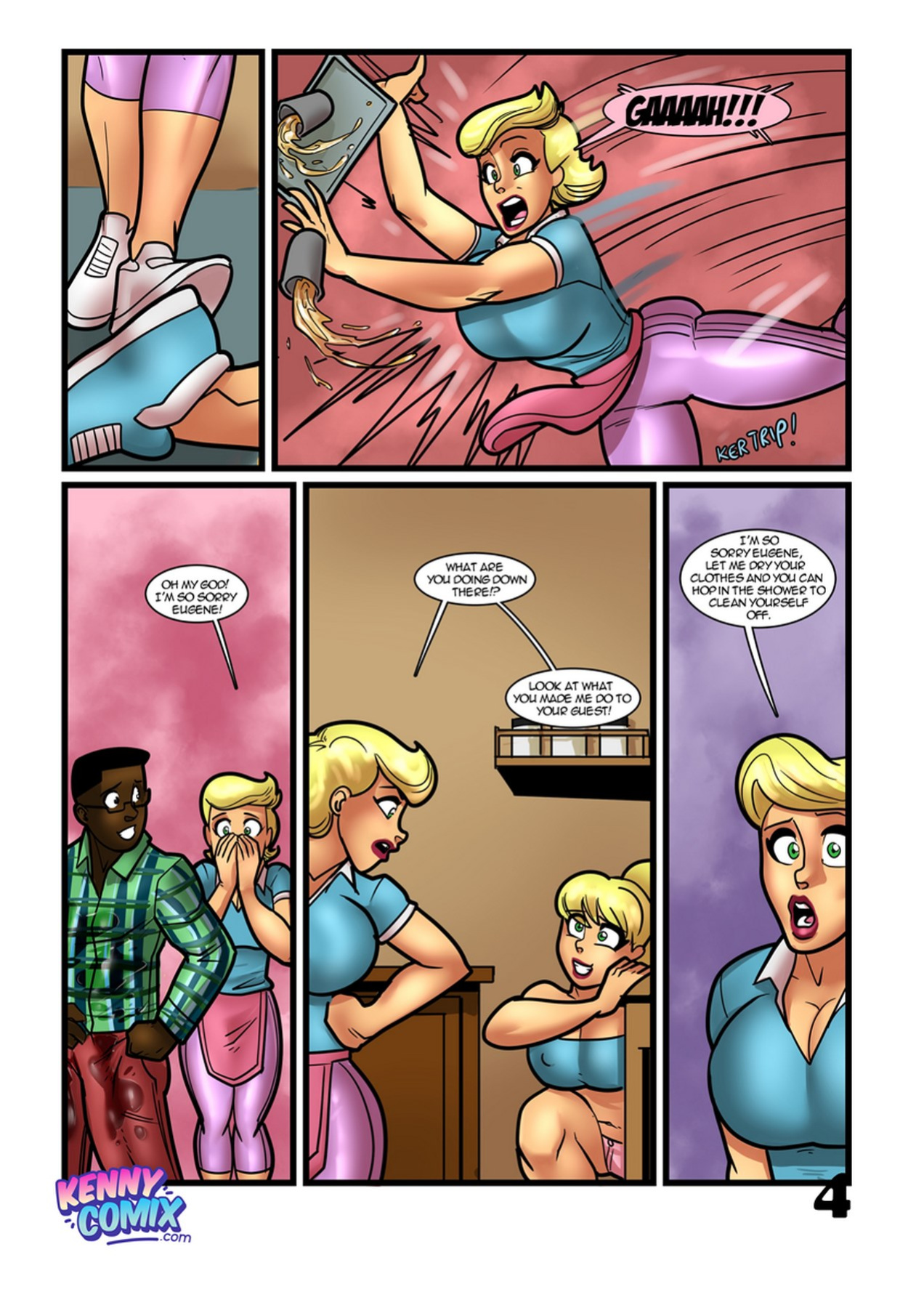[Kennycomix] Betty and Alice in Study Session