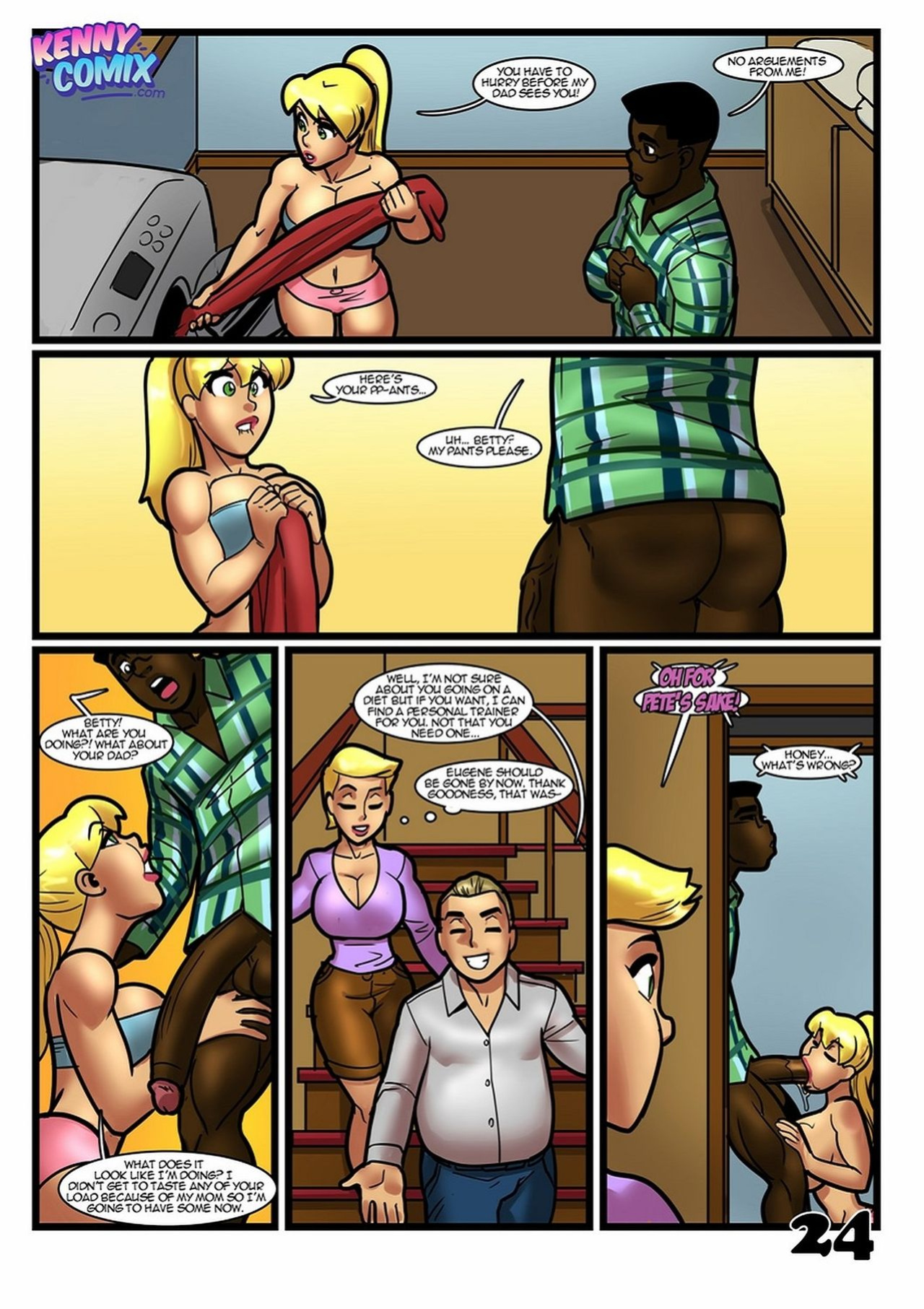 [Kennycomix] Betty and Alice in Study Session