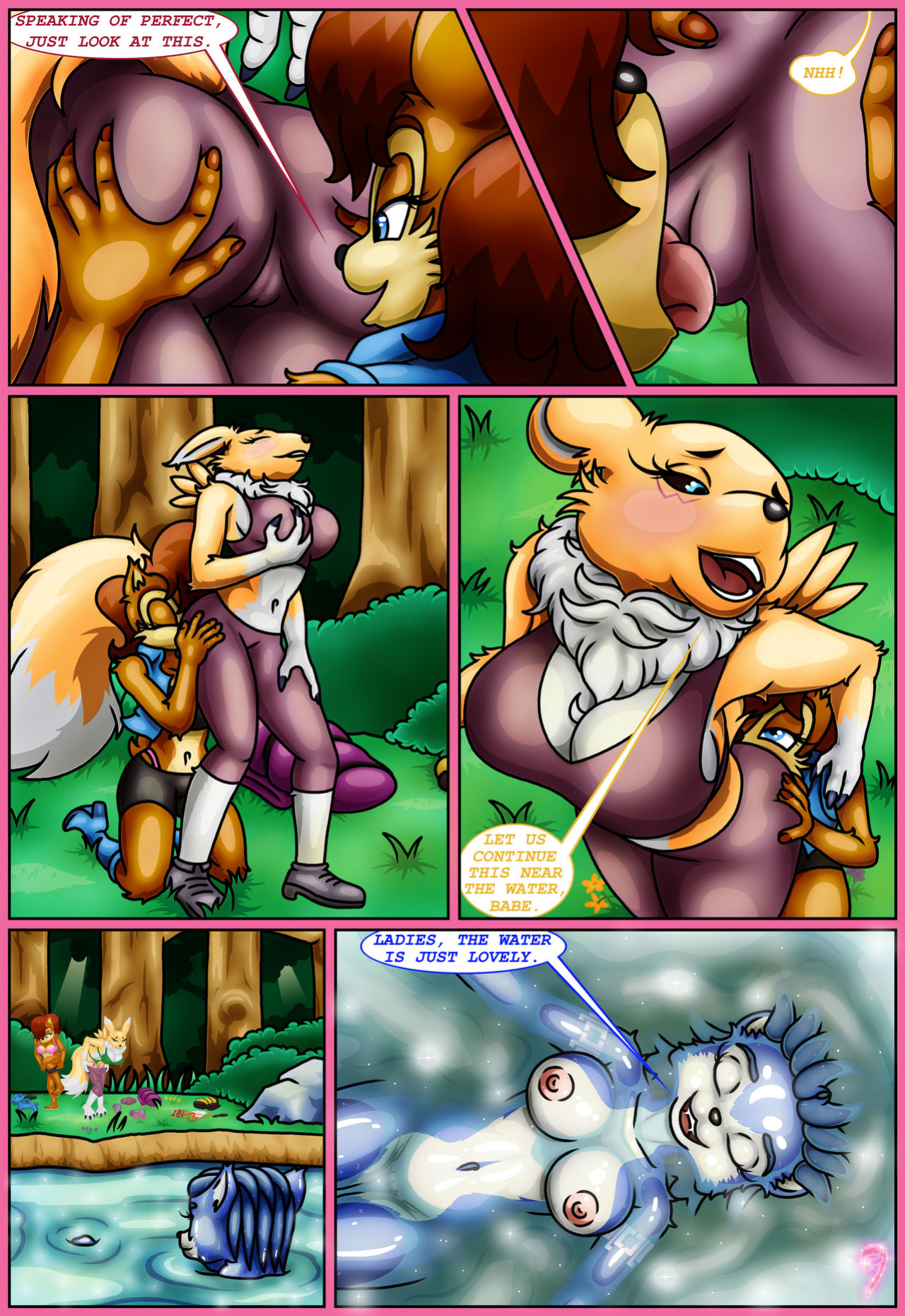 [HappyAnthro] The Girls Comic: A Camping Trip Gone Really Bad (Various)