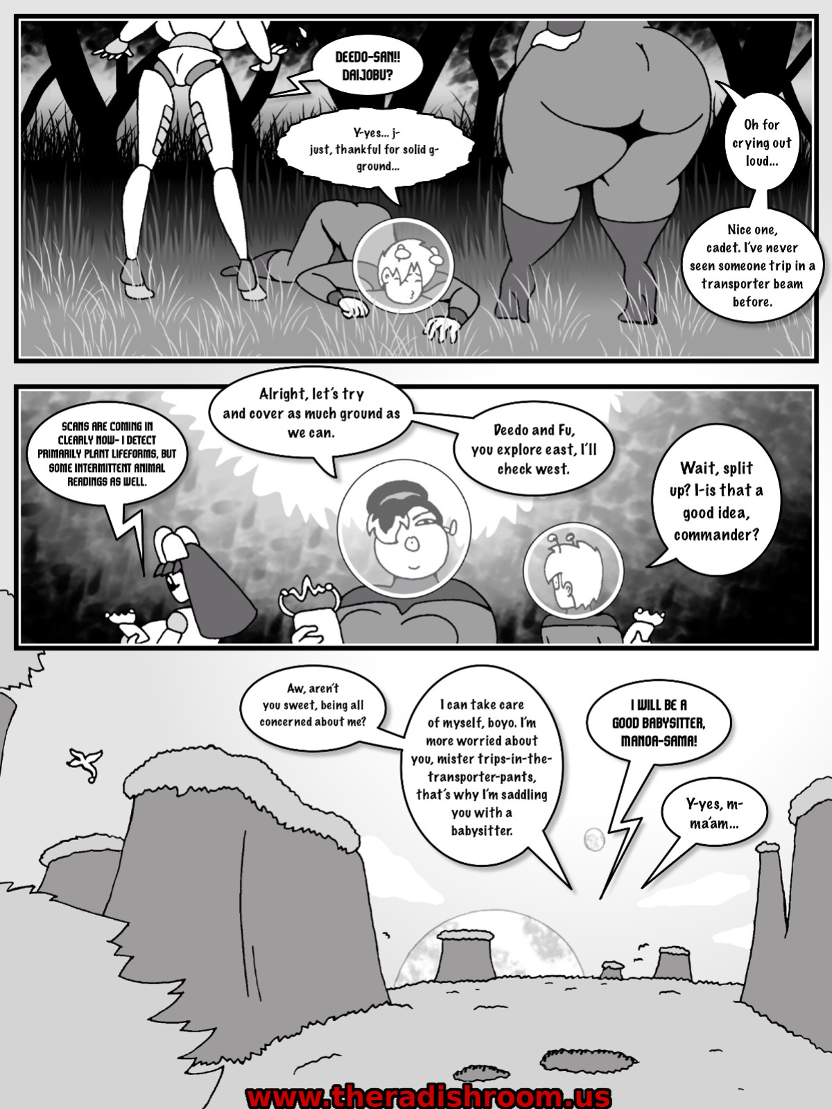 [Rampant404] Tales of Schlock #41 : Star Schlock 2 - In the Garden of the Dickweed