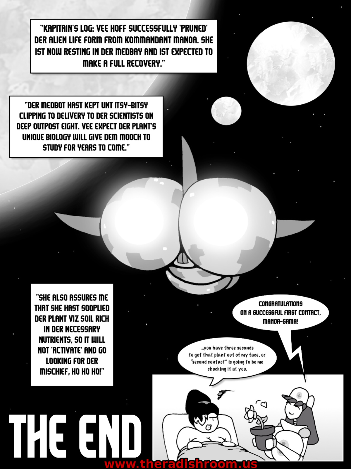 [Rampant404] Tales of Schlock #41 : Star Schlock 2 - In the Garden of the Dickweed