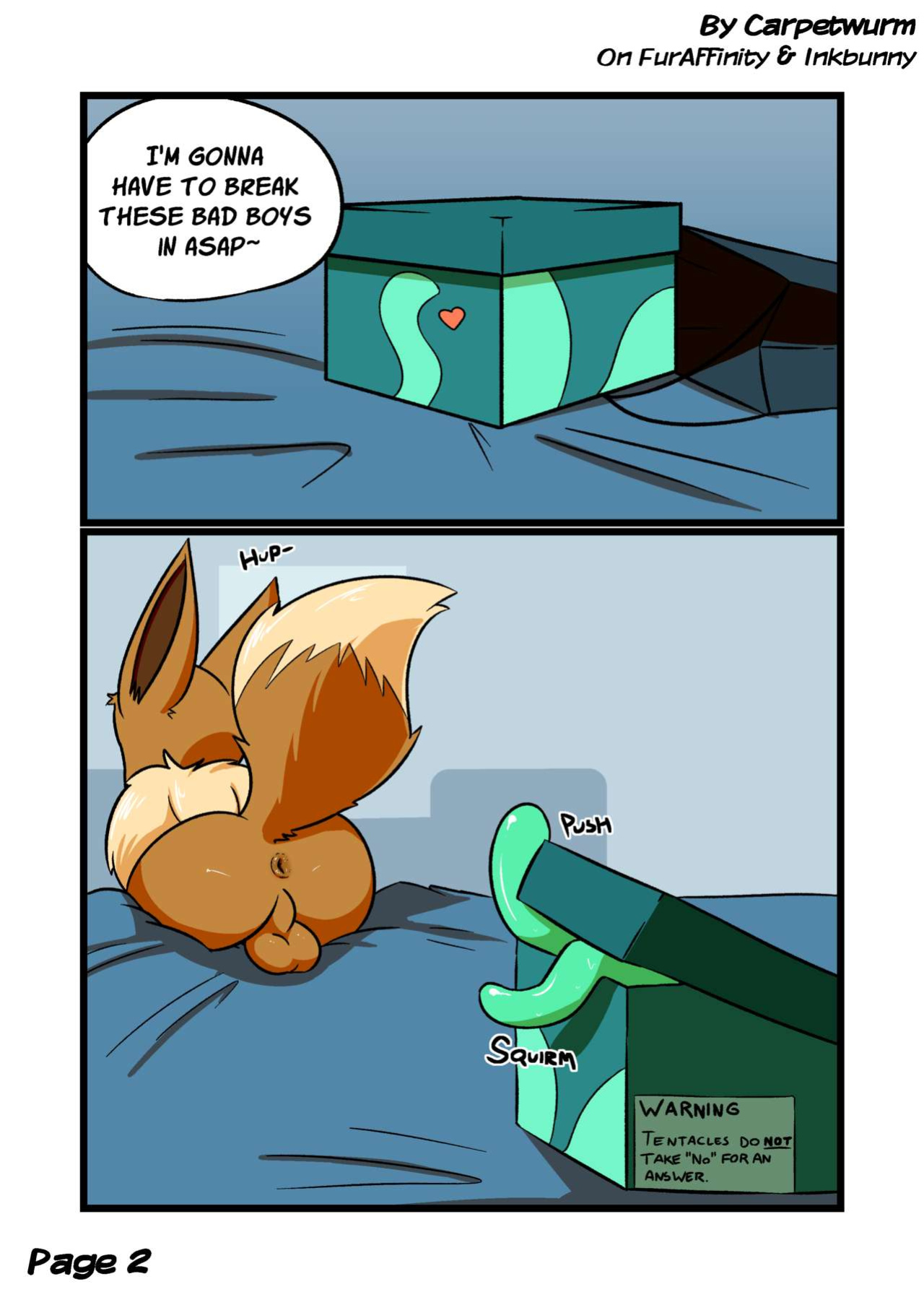 [Carpetwurm] Eevee's Tentacle Box (Pokemon)