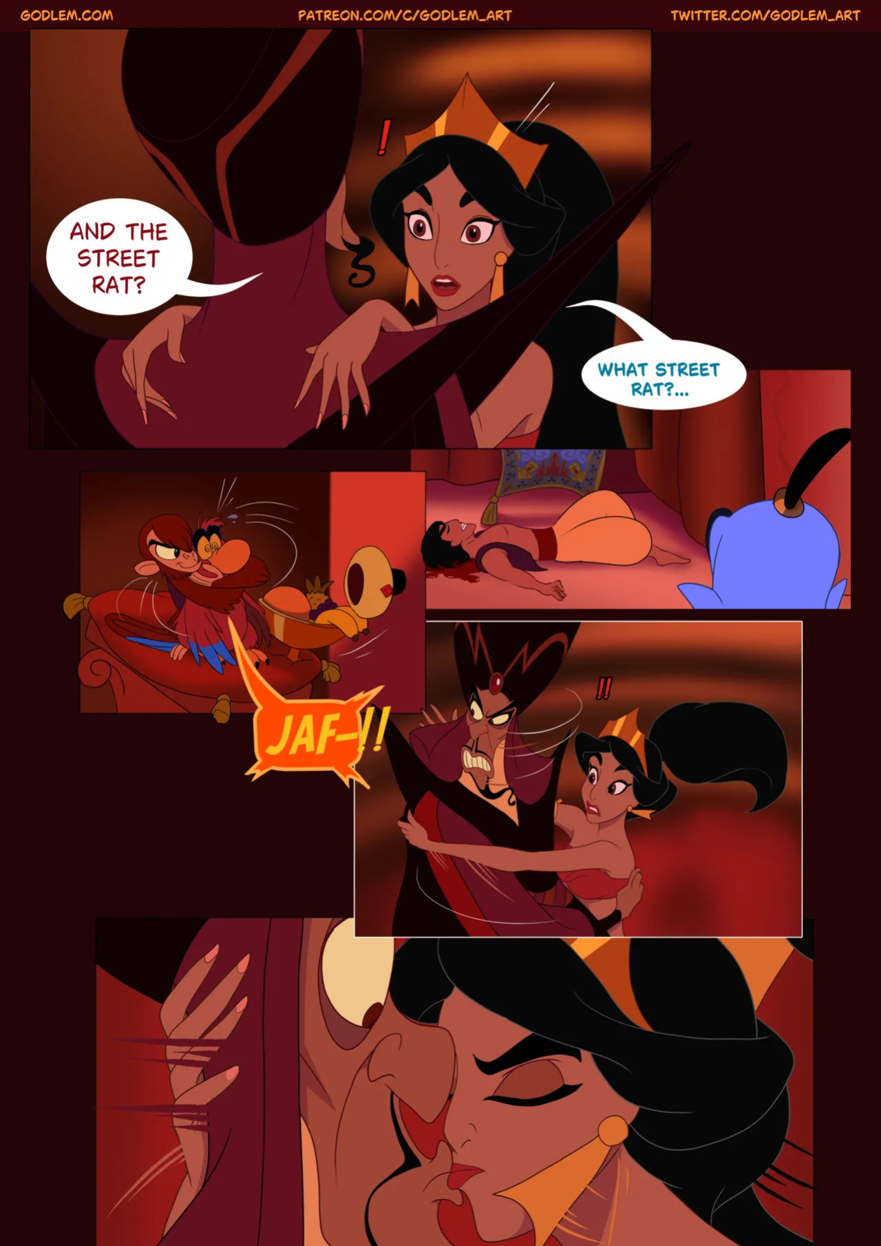 [Godlem] Princess's Gambit (ongoing) (Aladdin)