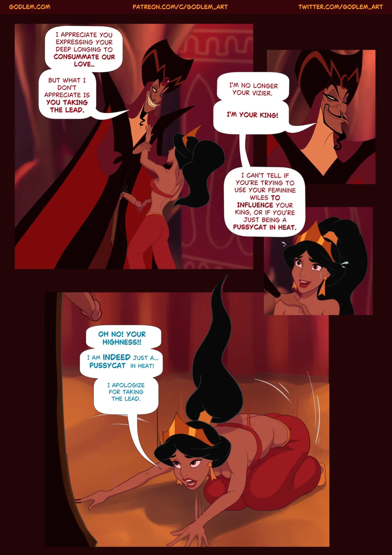 [Godlem] Princess's Gambit (ongoing) (Aladdin)