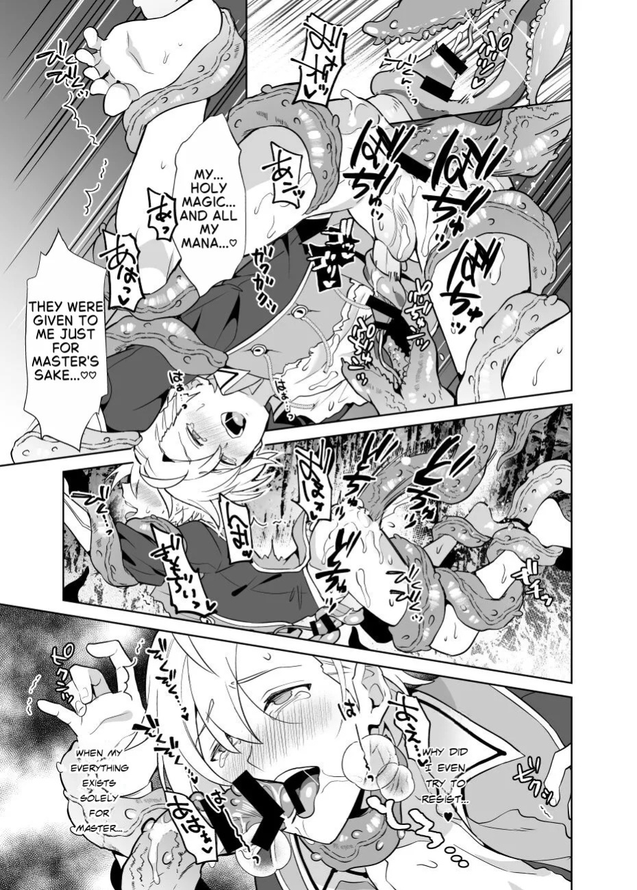 [Usamimi Syndrome (Erutasuku)] Sennou Shokushu-sama no Dorei Kouketsuna Kishi wa Shikou o Okasare Iganda Koufuku ni Ochiru [English]