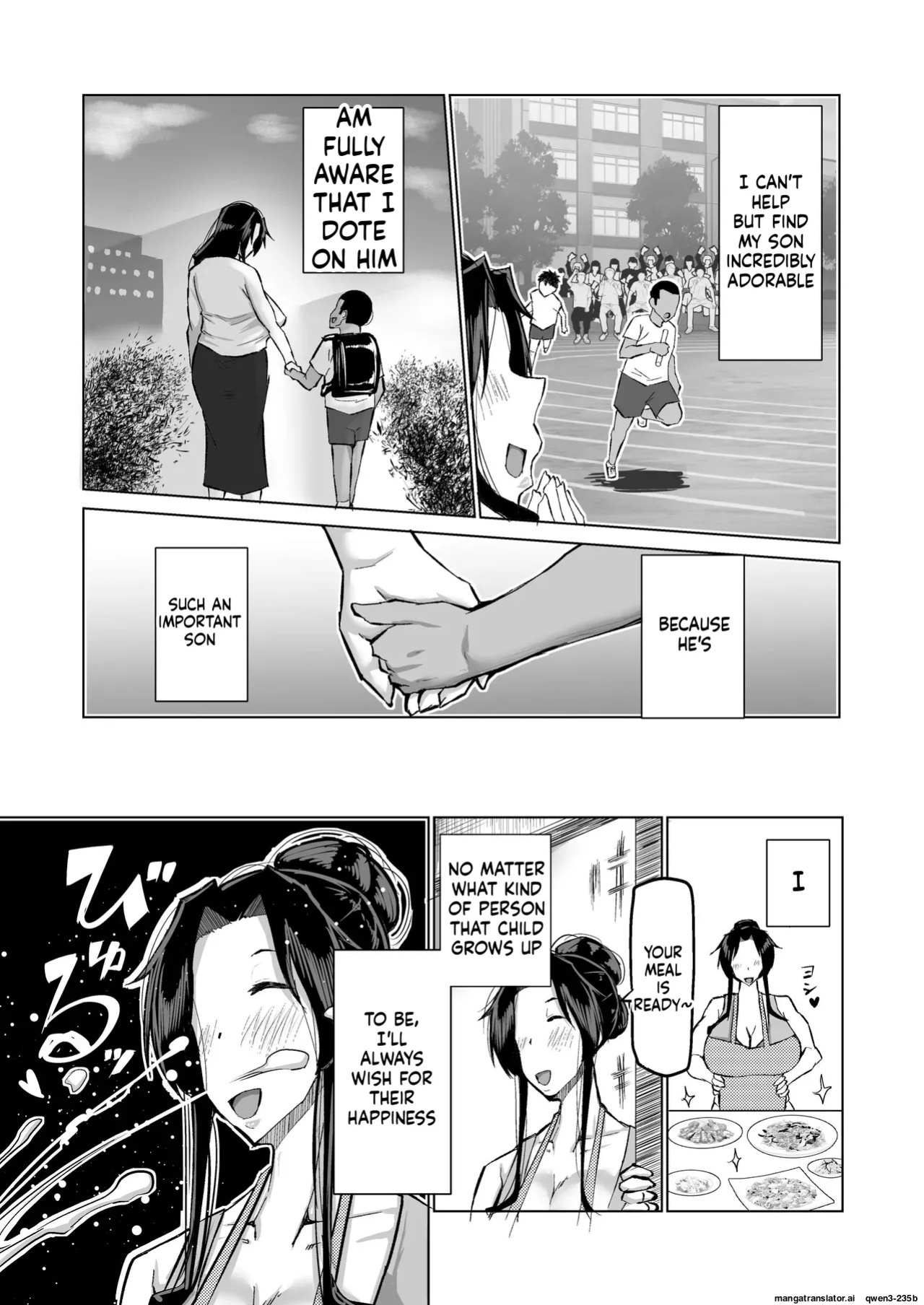 [Chae] Won't you jerk off my son's cock? ~A mother whose masturbation-monkey son's sexual needs became way too much trouble asks her mom friend for handjob advice~