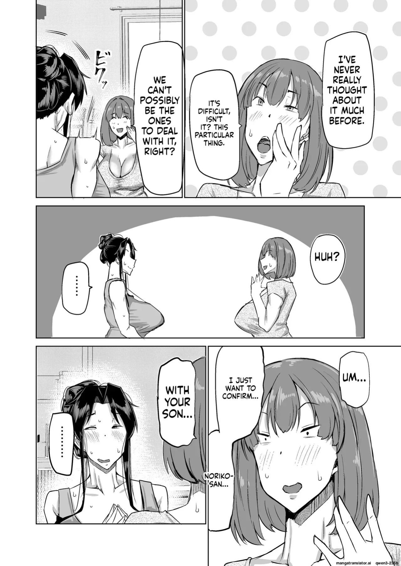 [Chae] Won't you jerk off my son's cock? ~A mother whose masturbation-monkey son's sexual needs became way too much trouble asks her mom friend for handjob advice~
