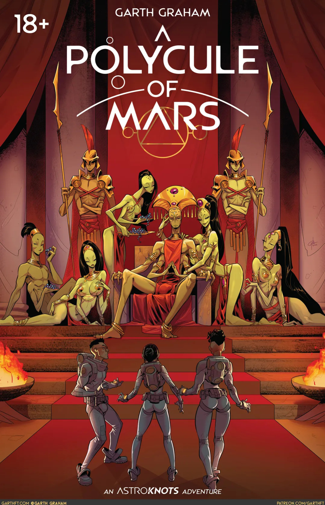 [TemporalWolf (Garth Graham)] AstroKnots: A Polycule of Mars #1-3 [ongoing]