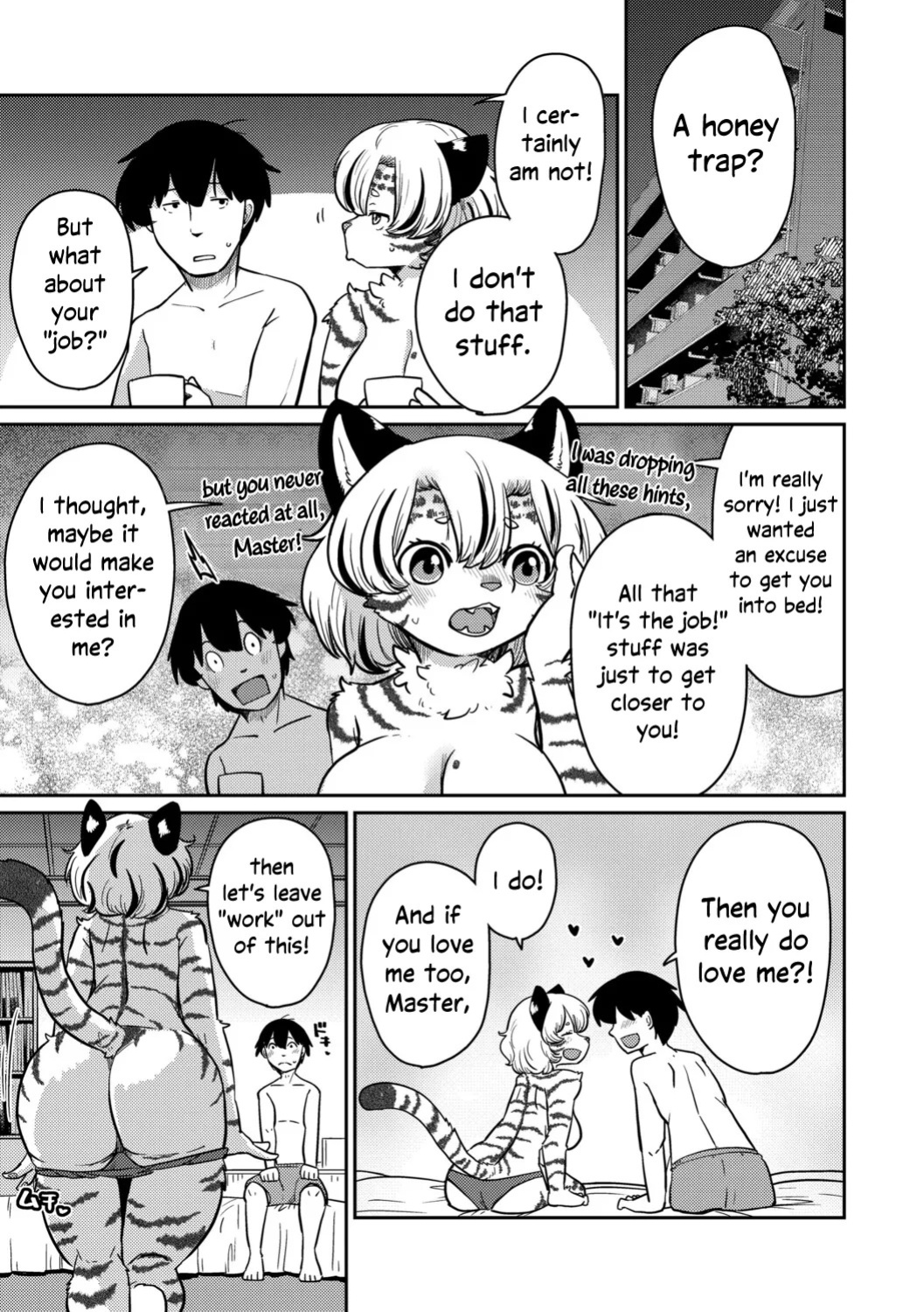 [Noraya (Setouchi Kurage)] Shimashima Honey Torappu Zenpen | Striped Honey Tiger Trap [English] [Complete] [EHCOVE]