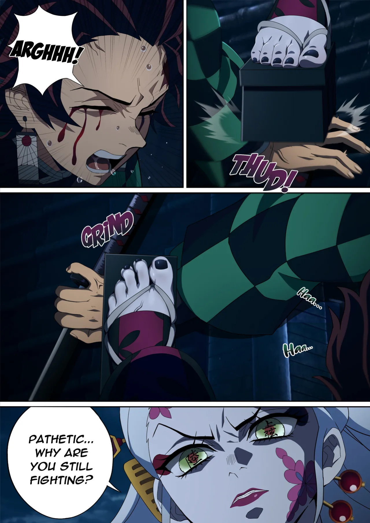 [FootCroft] Daki’s Blood Demon Art: Trample 堕姫の血鬼術・紅蓮践踏 (Part 1+Part 2)