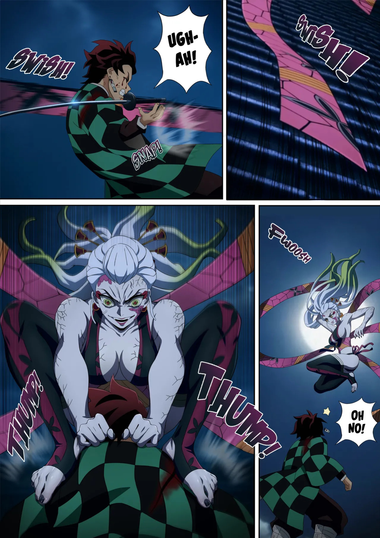 [FootCroft] Daki’s Blood Demon Art: Trample 堕姫の血鬼術・紅蓮践踏 (Part 1+Part 2)