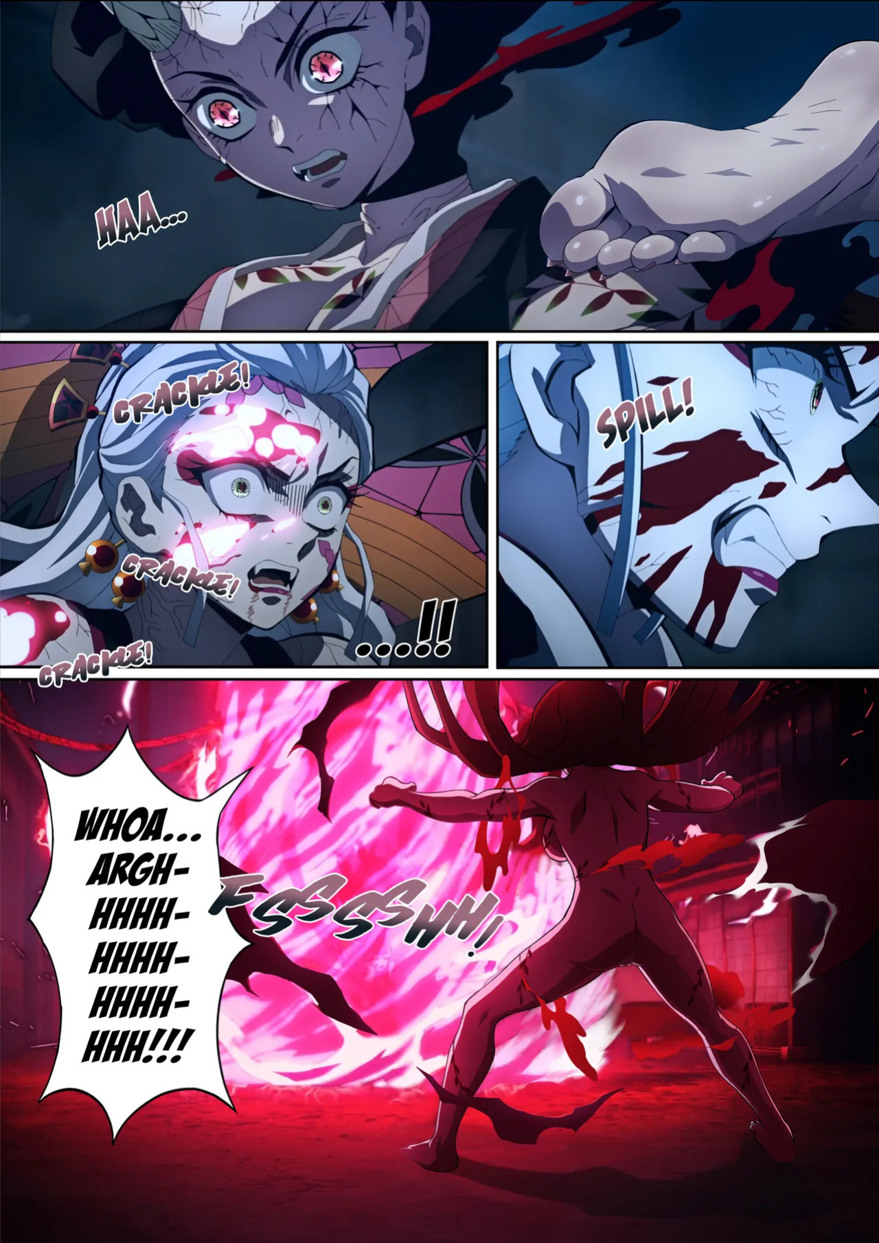 [FootCroft] Daki’s Blood Demon Art: Trample 堕姫の血鬼術・紅蓮践踏 (Part 1+Part 2)