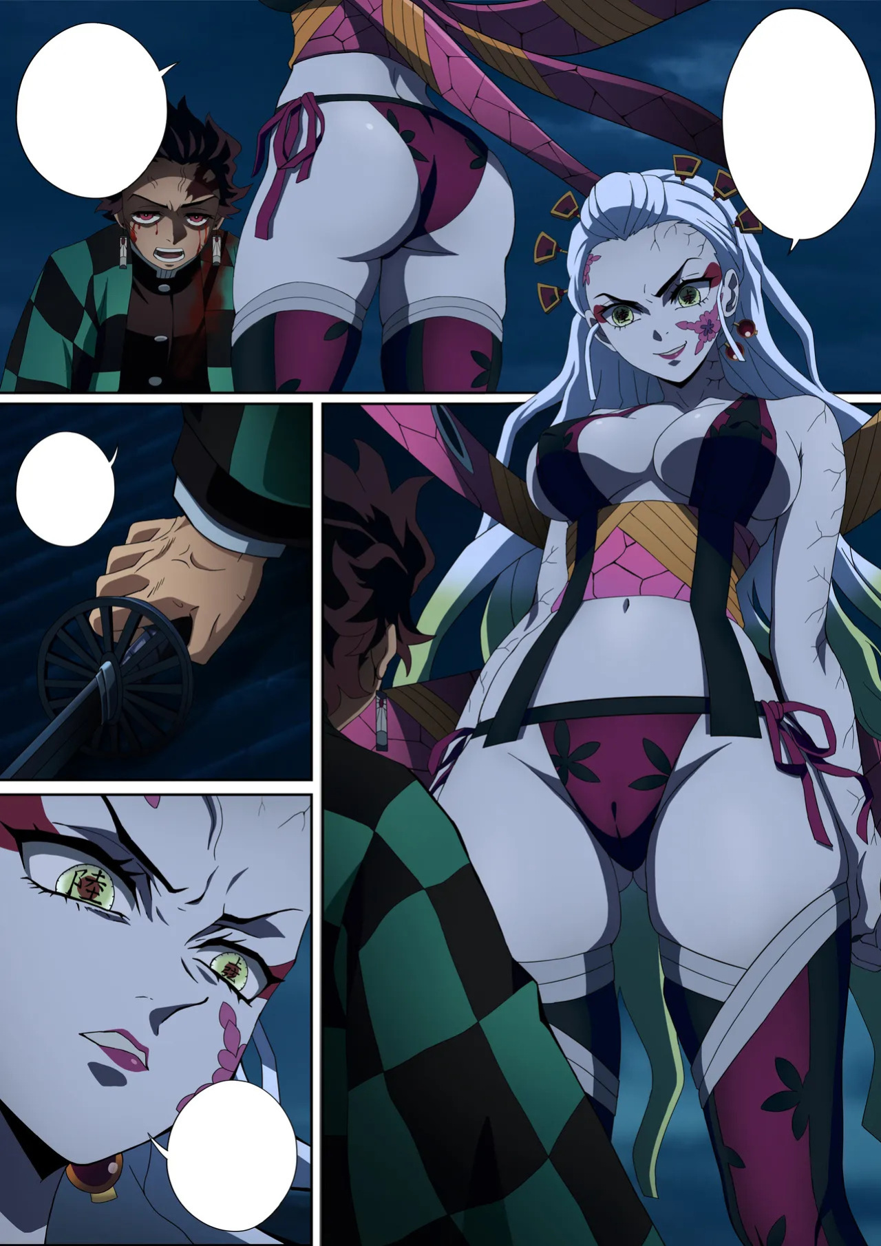 [FootCroft] Daki’s Blood Demon Art: Trample 堕姫の血鬼術・紅蓮践踏 (Part 1+Part 2)