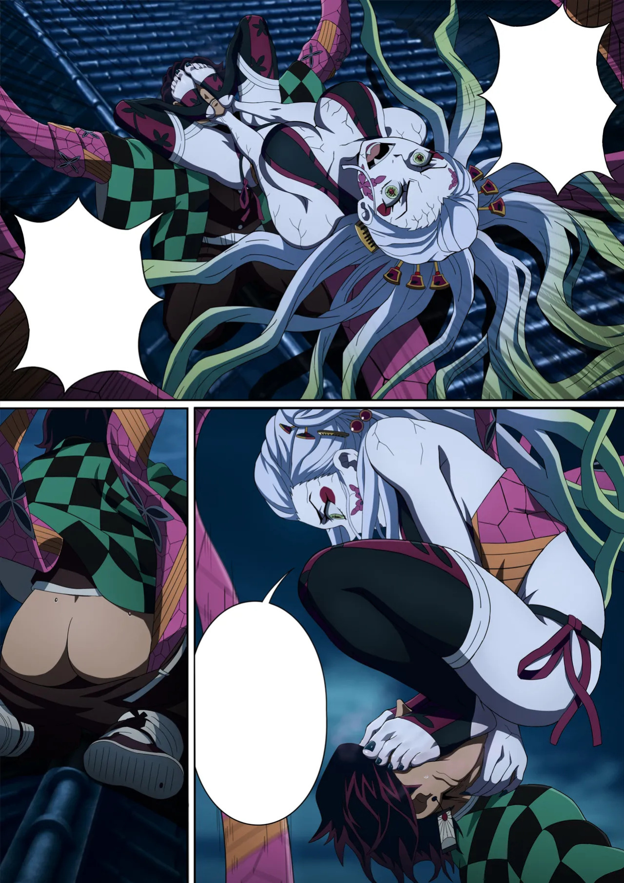 [FootCroft] Daki’s Blood Demon Art: Trample 堕姫の血鬼術・紅蓮践踏 (Part 1+Part 2)