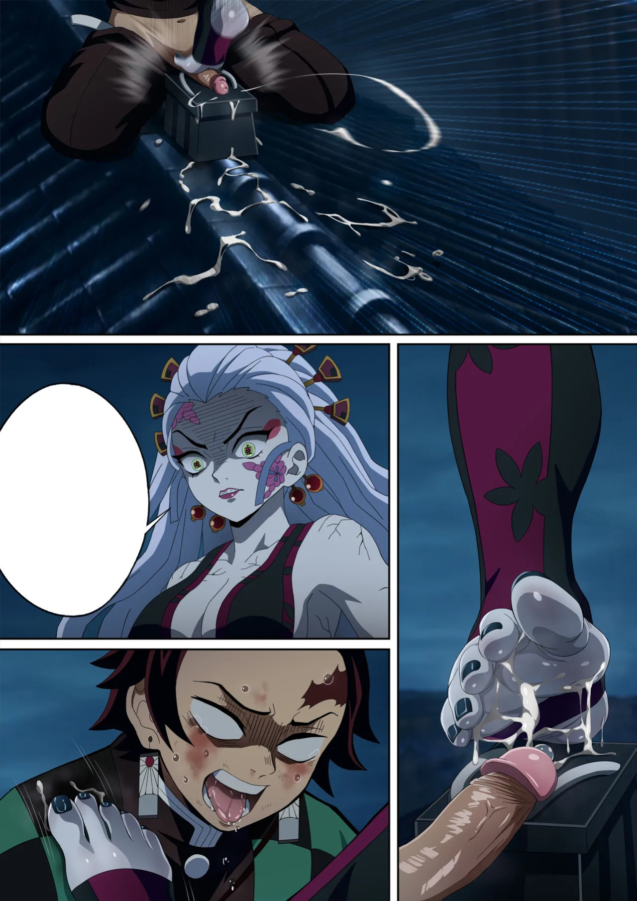 [FootCroft] Daki’s Blood Demon Art: Trample 堕姫の血鬼術・紅蓮践踏 (Part 1+Part 2)