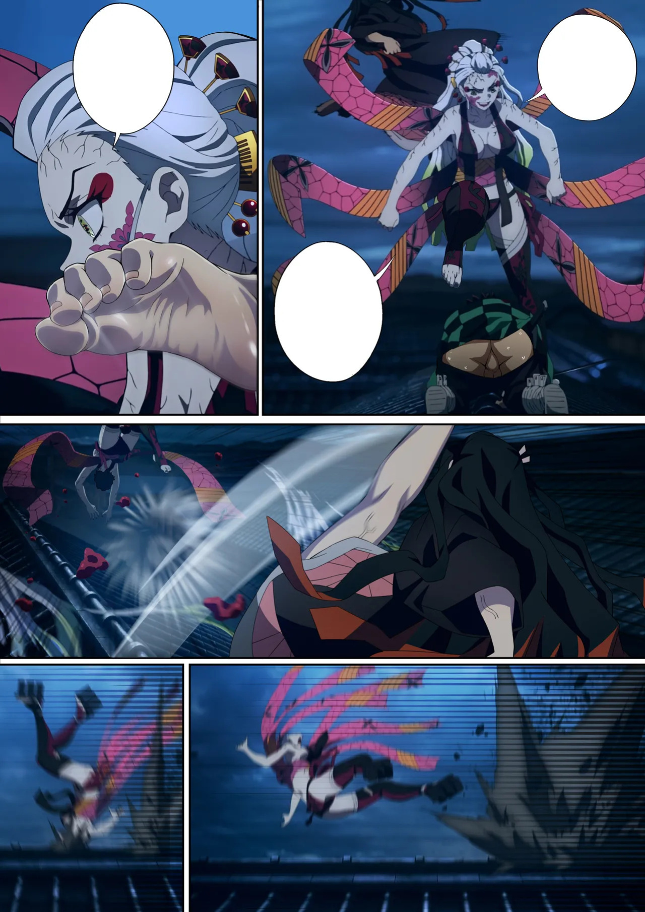 [FootCroft] Daki’s Blood Demon Art: Trample 堕姫の血鬼術・紅蓮践踏 (Part 1+Part 2)