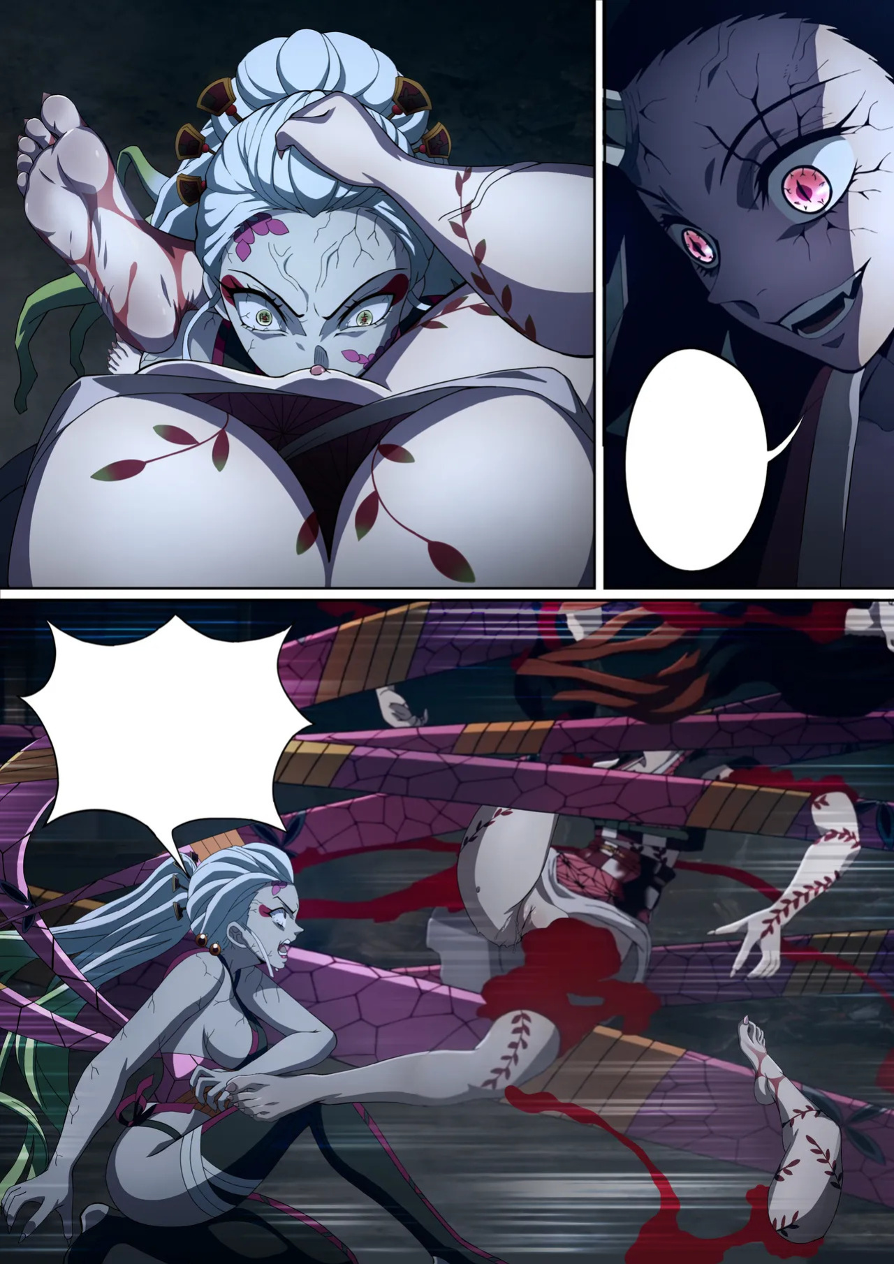[FootCroft] Daki’s Blood Demon Art: Trample 堕姫の血鬼術・紅蓮践踏 (Part 1+Part 2)