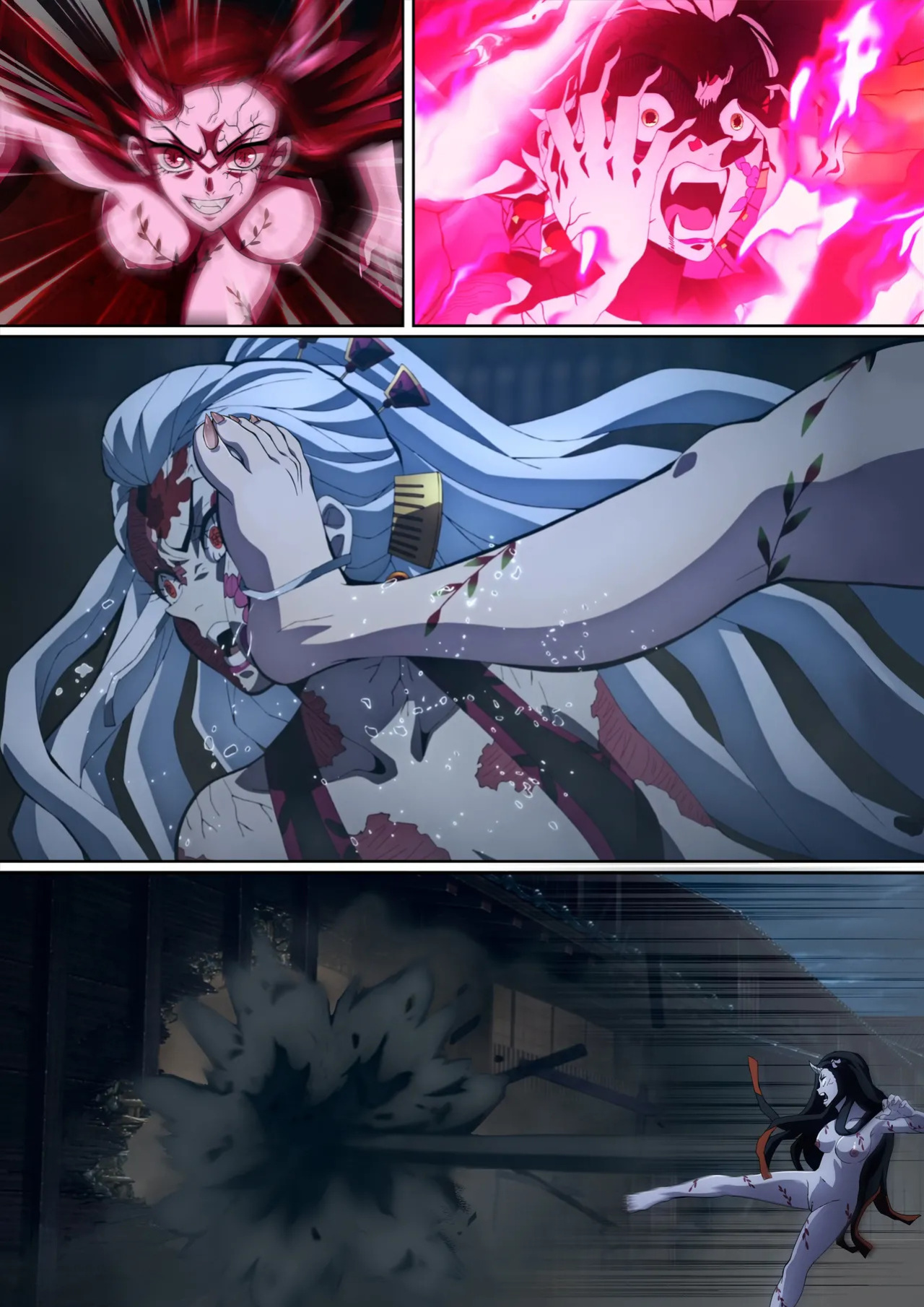 [FootCroft] Daki’s Blood Demon Art: Trample 堕姫の血鬼術・紅蓮践踏 (Part 1+Part 2)