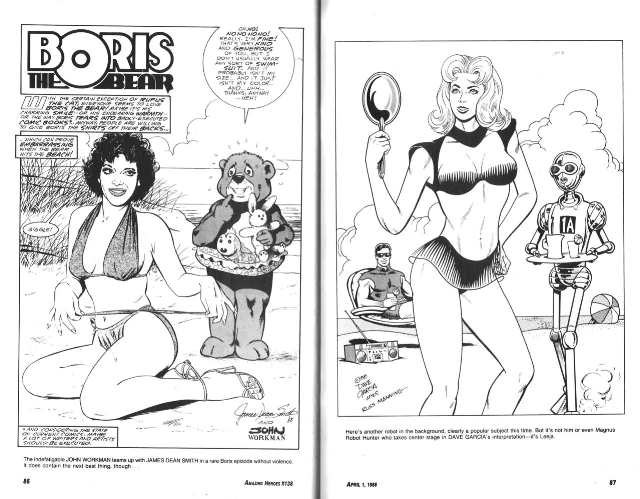 Amazing Heroes Swimsuit 1988