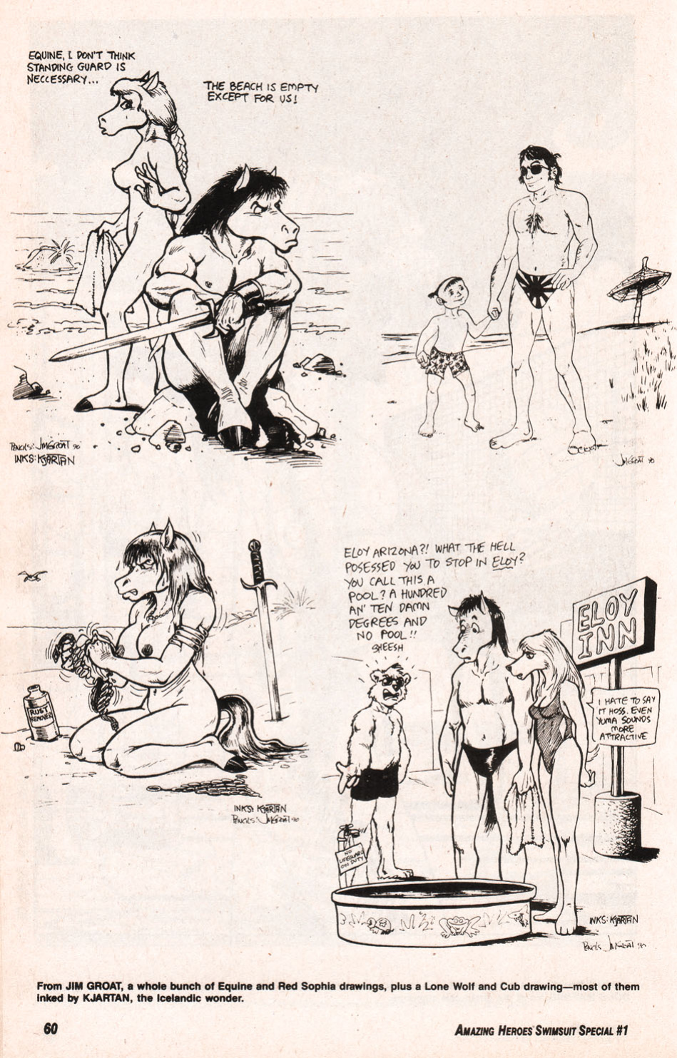 Amazing Heroes Swimsuit 1990