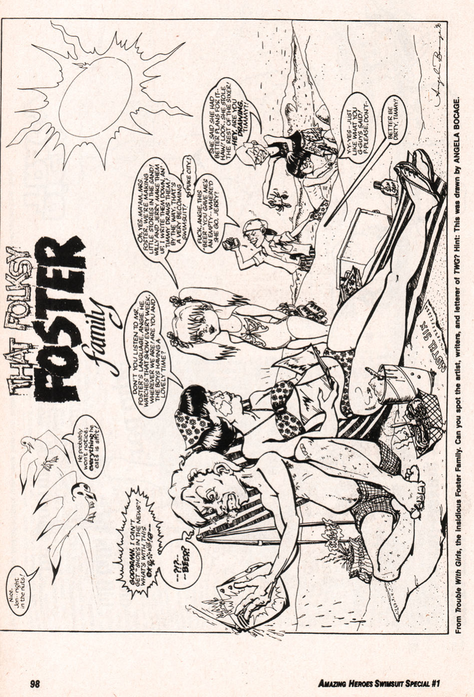 Amazing Heroes Swimsuit 1990