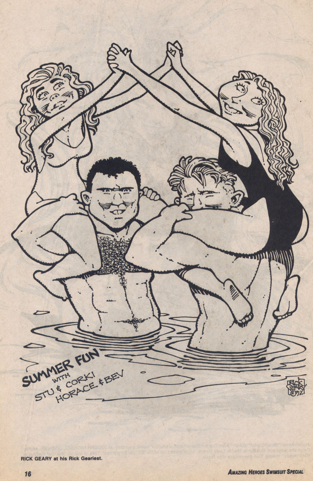 Amazing Heroes Swimsuit 1992