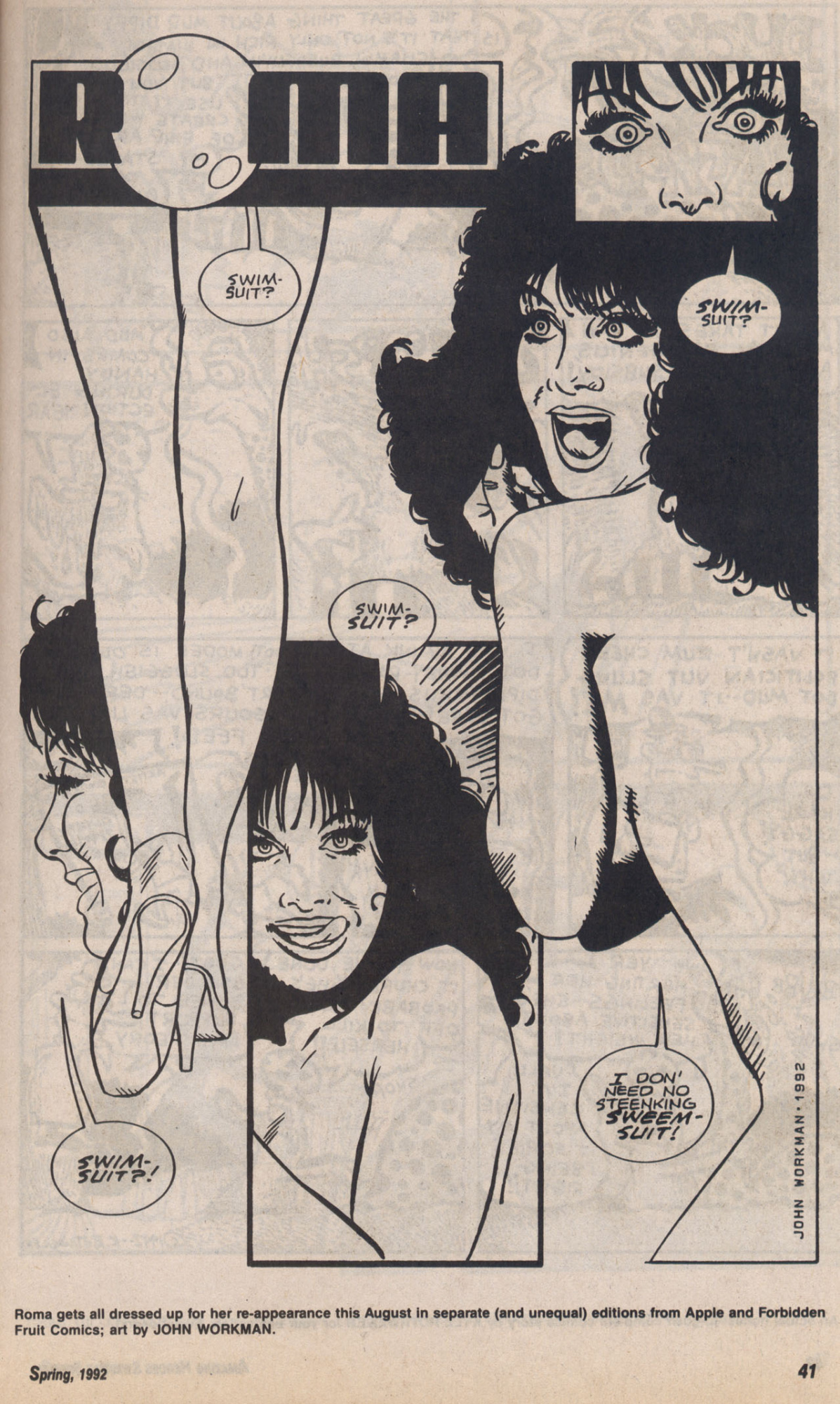 Amazing Heroes Swimsuit 1992