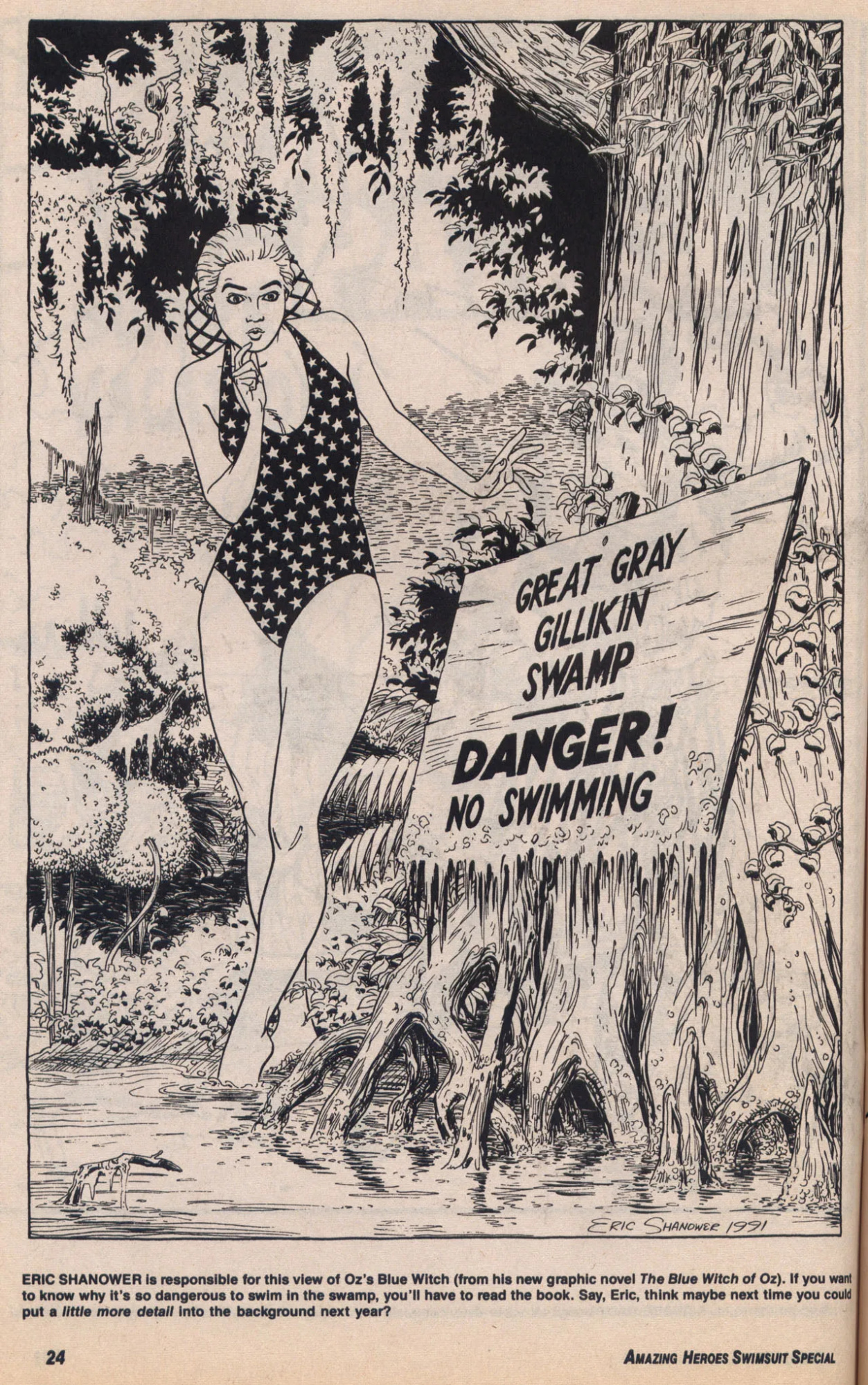 Amazing Heroes Swimsuit 1991