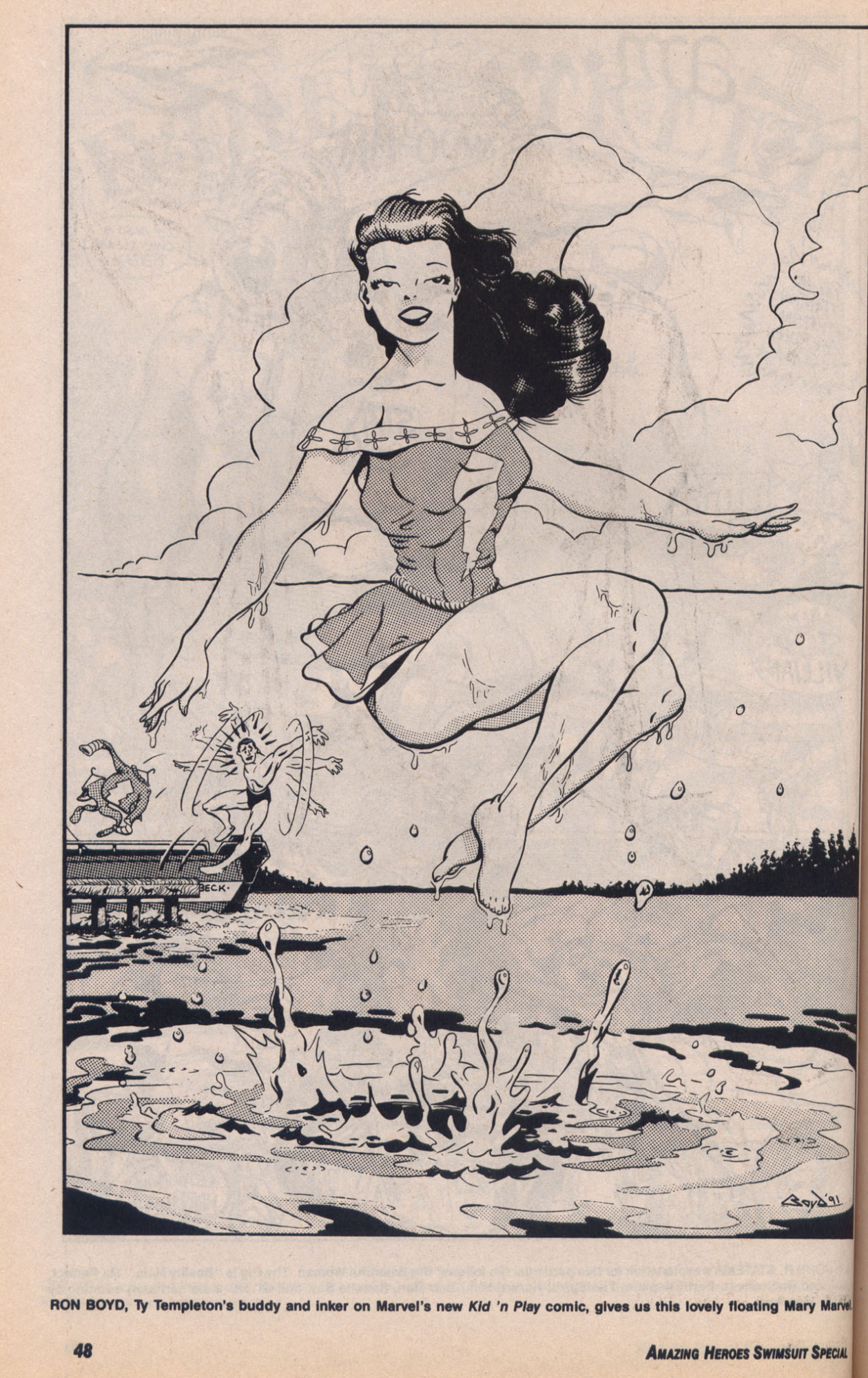 Amazing Heroes Swimsuit 1991