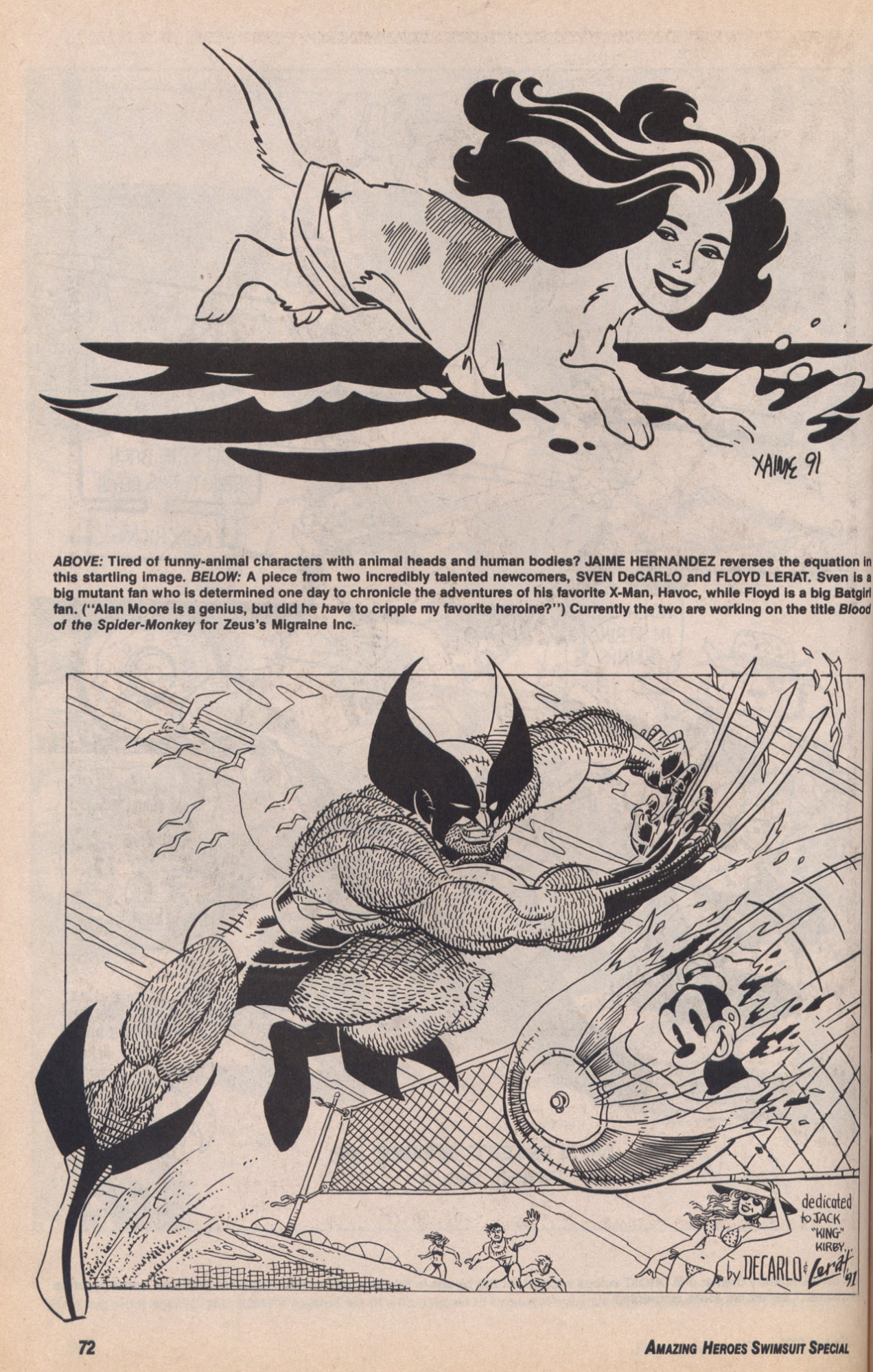 Amazing Heroes Swimsuit 1991
