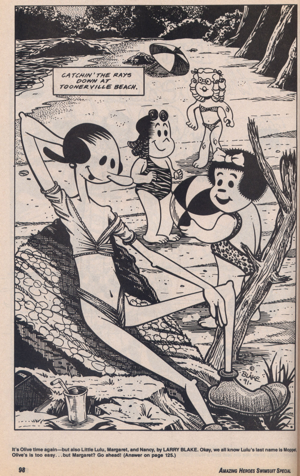 Amazing Heroes Swimsuit 1991