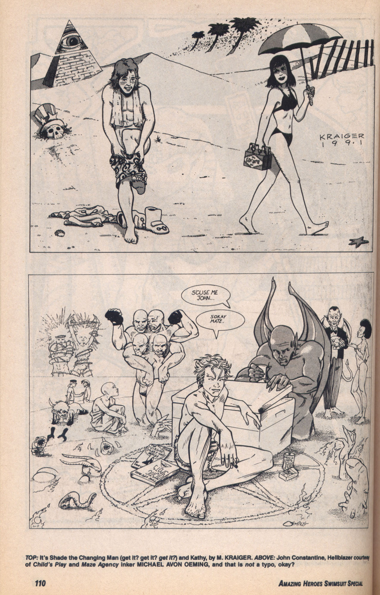 Amazing Heroes Swimsuit 1991