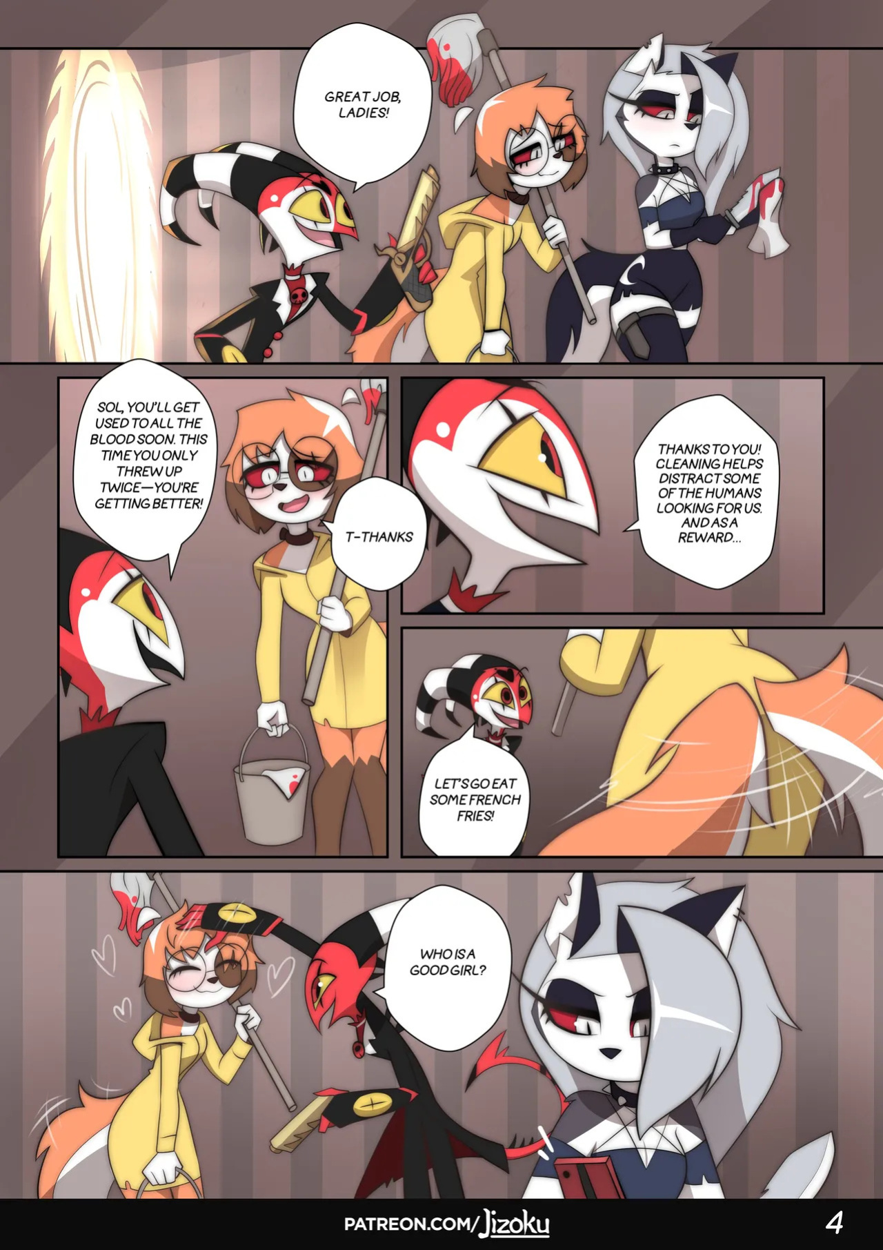 [Jizoku] A Night With Loona 3 (Ongoing)