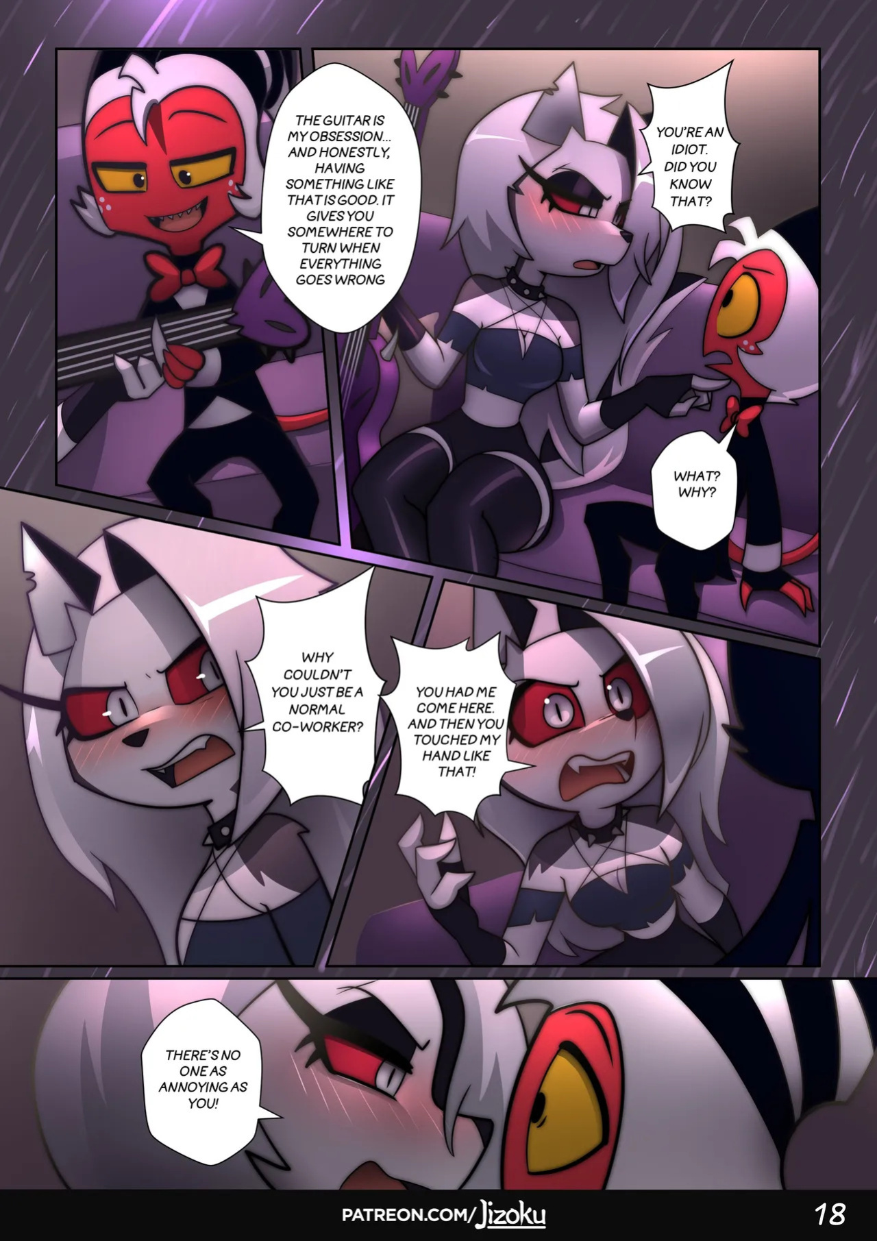 [Jizoku] A Night With Loona 3 (Ongoing)