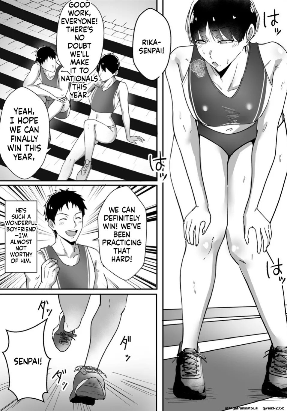 Boyish no Senpai Kanojo ga Netorarete Mesu ni Otosareru Hanashi (MTL)