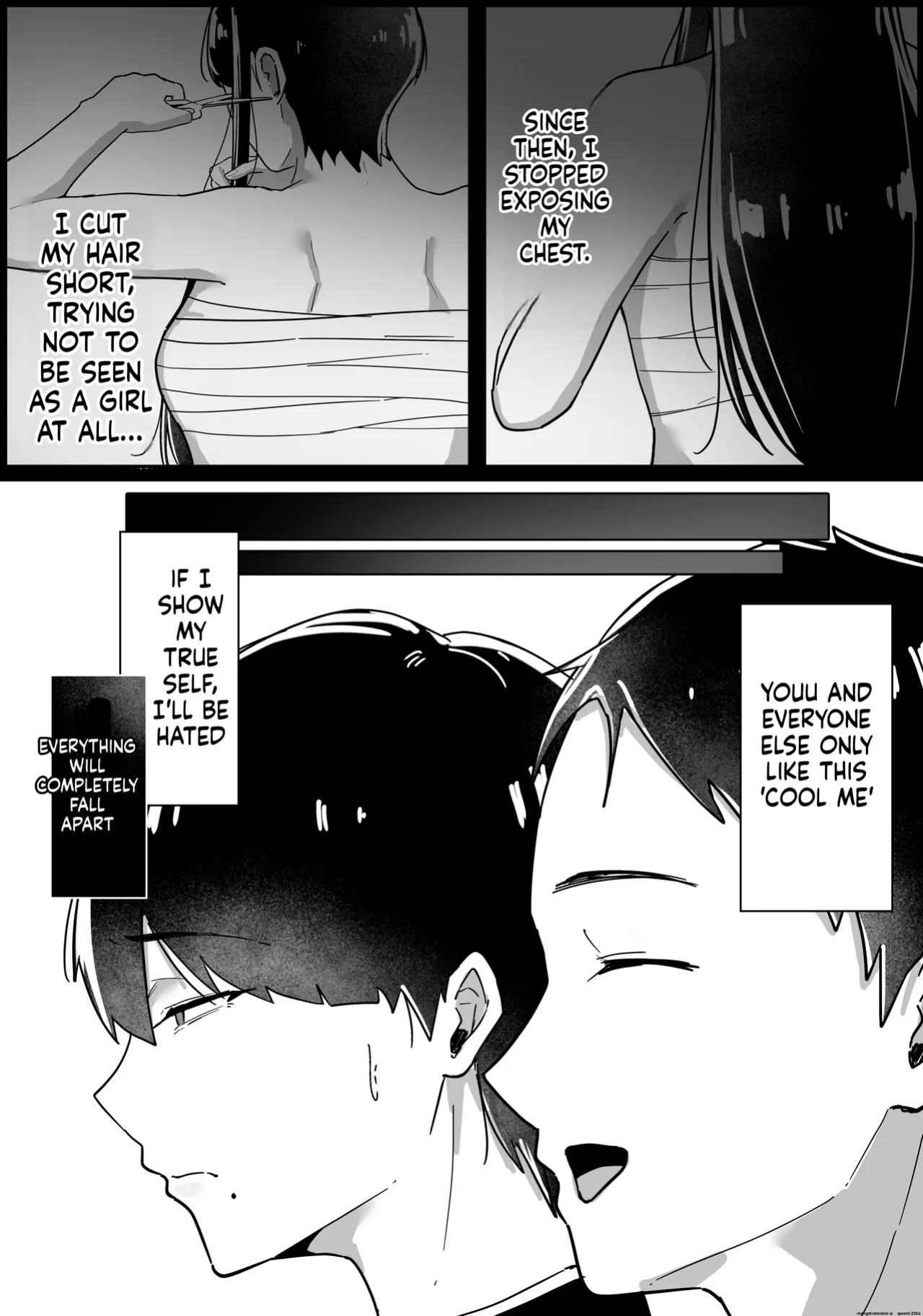 Boyish no Senpai Kanojo ga Netorarete Mesu ni Otosareru Hanashi (MTL)