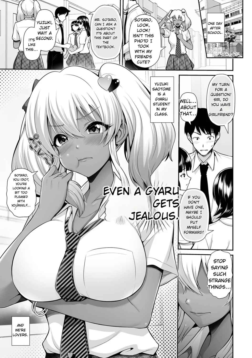 [Toba Yuga] Kuro Gal-chan to Love Echi! [English]